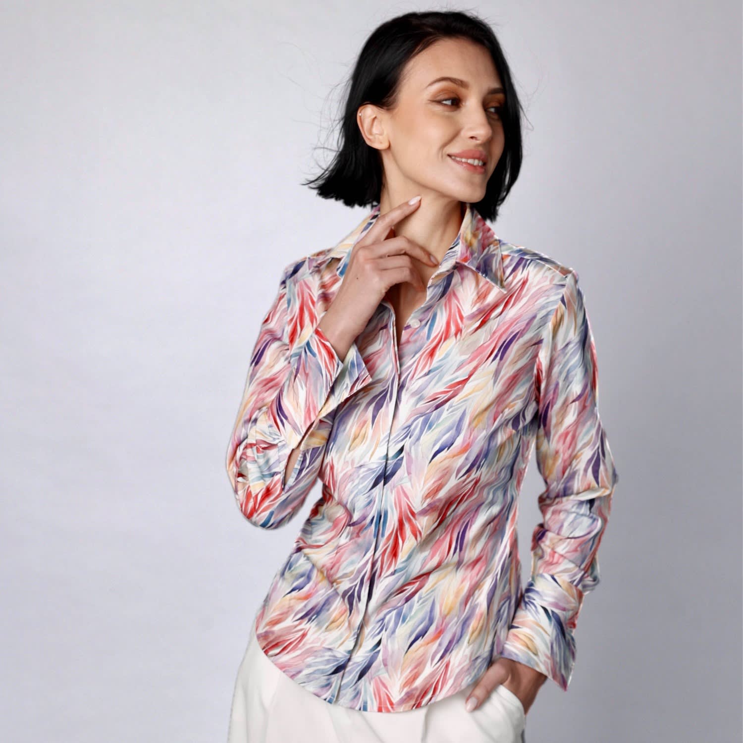 Farinaz Women's Pink / Purple Attitude - Feathered