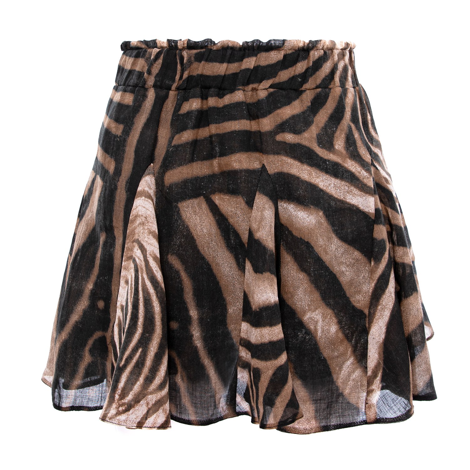 Framboise Women's Tamira Short Linen Pants Skirt With Gussets