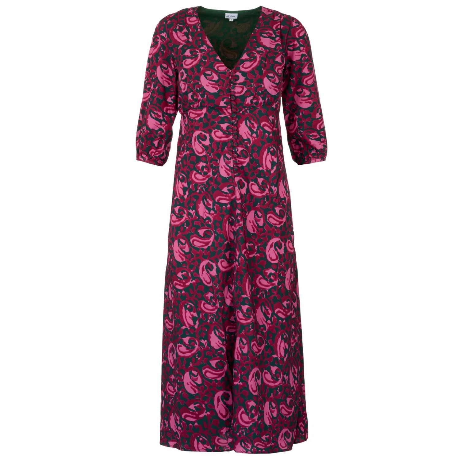 Women’s Pink / Purple Belgravia Midi Dress In Candy Floss Swirl XXL At Last...