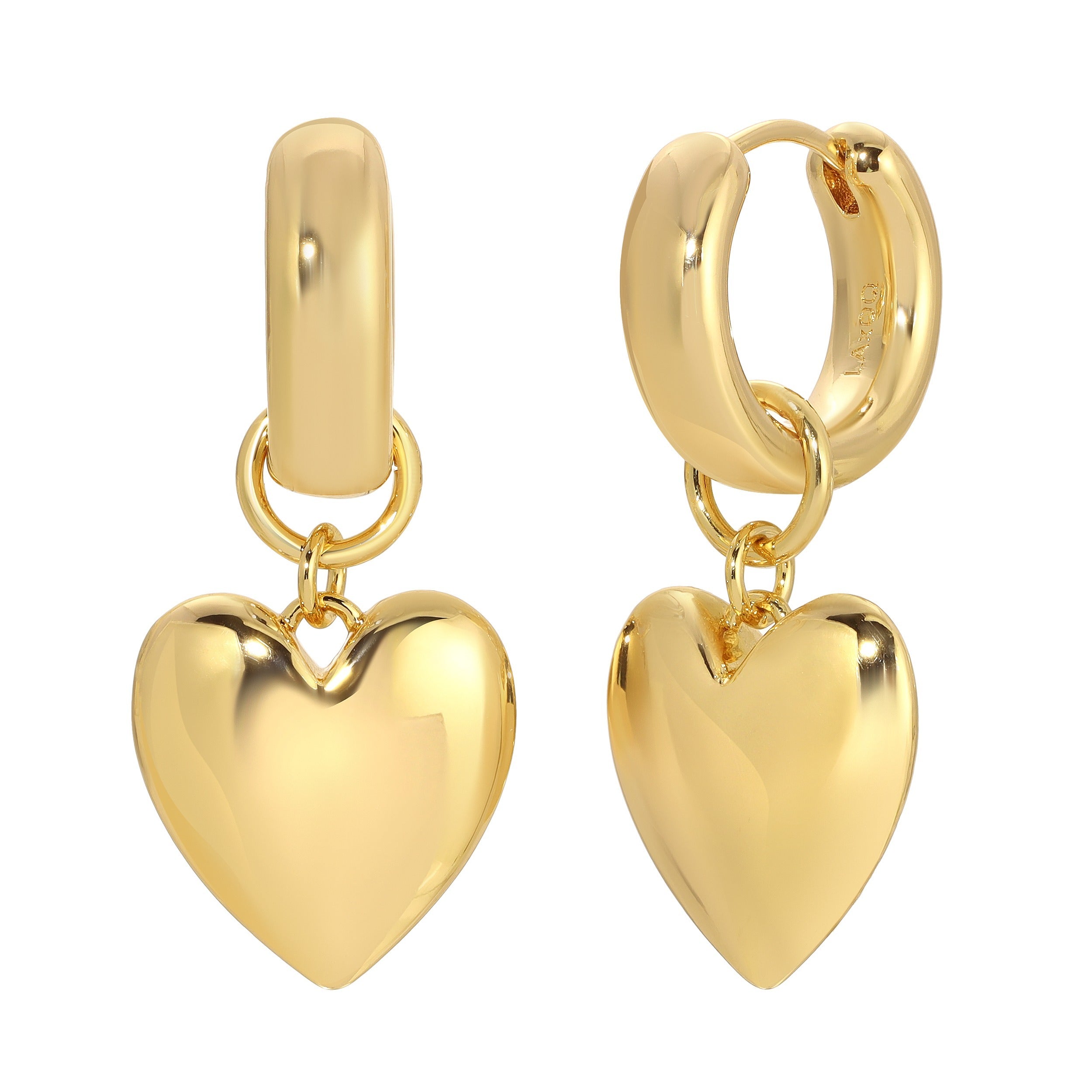 Women’s Leeada X Officially Quigley Capsule - That’s So Goode Heart Earrings - Gold Leeada Jewelry