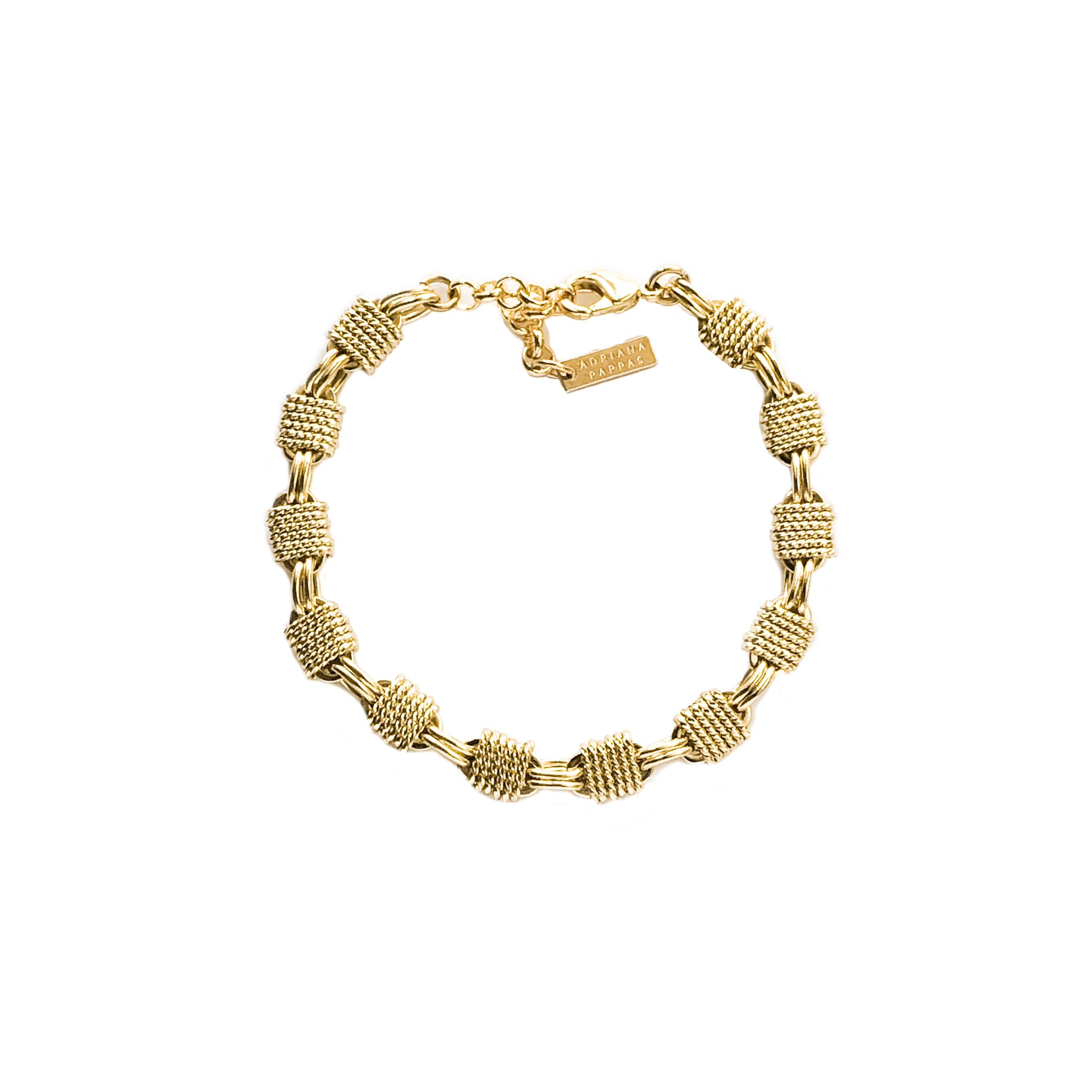 Adriana Pappas Designs Women's Gold Tango Twist Bracelet In Gold