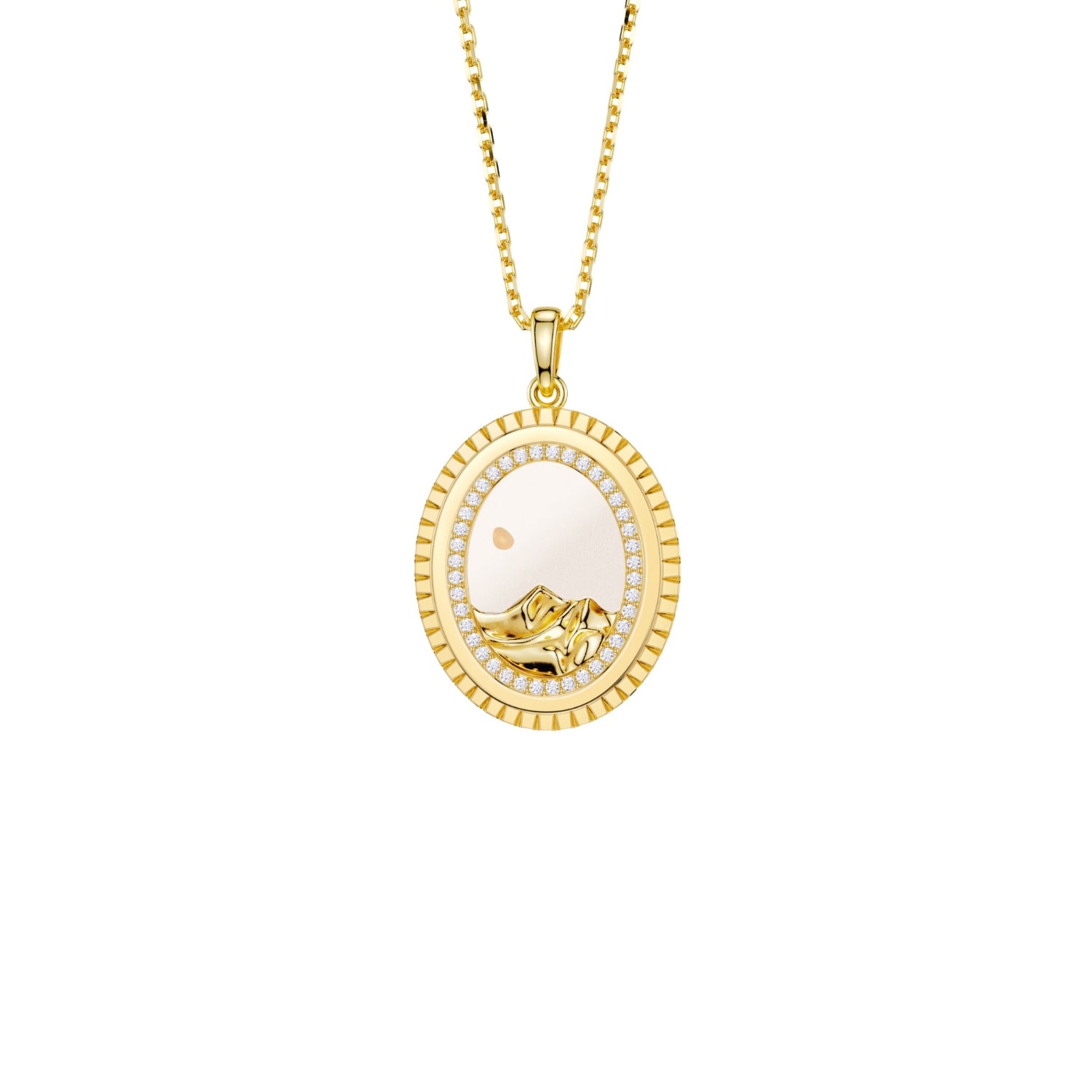 Vanimy Women's Gold Parable Of The Mustard Seed Pendant Necklace In Gold