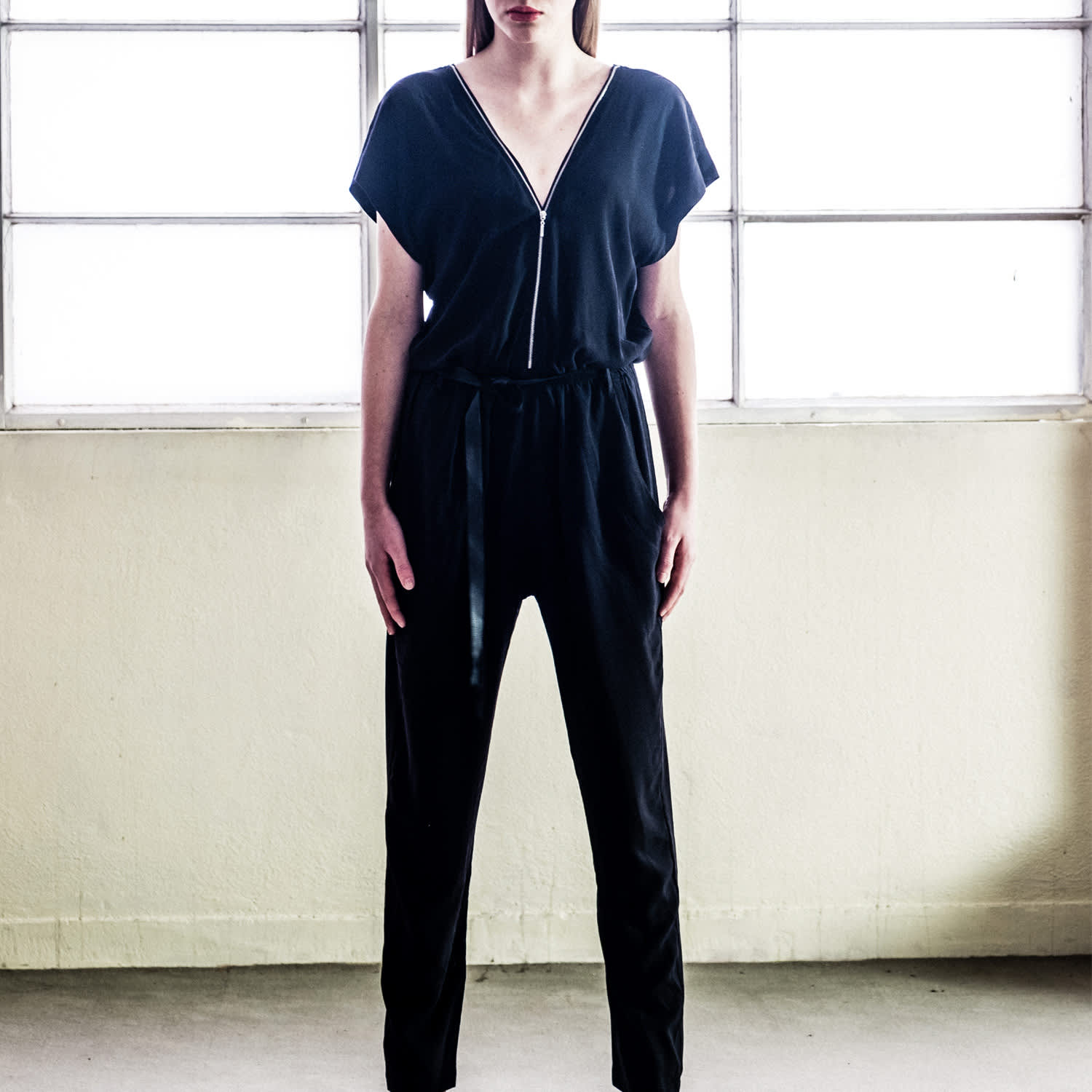black jumpsuit elegant