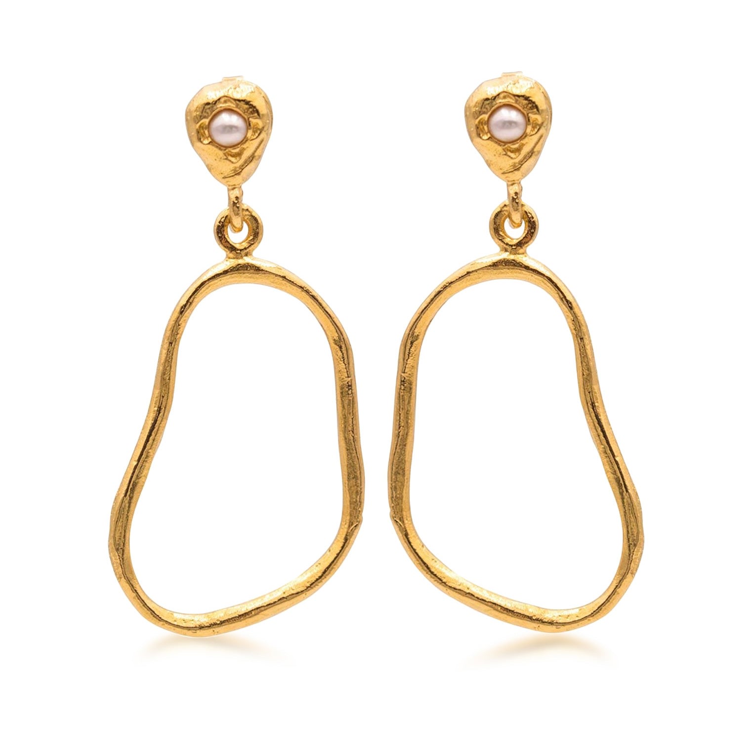 Women’s Akila Hoop Earrings - Gold Haze & Glory