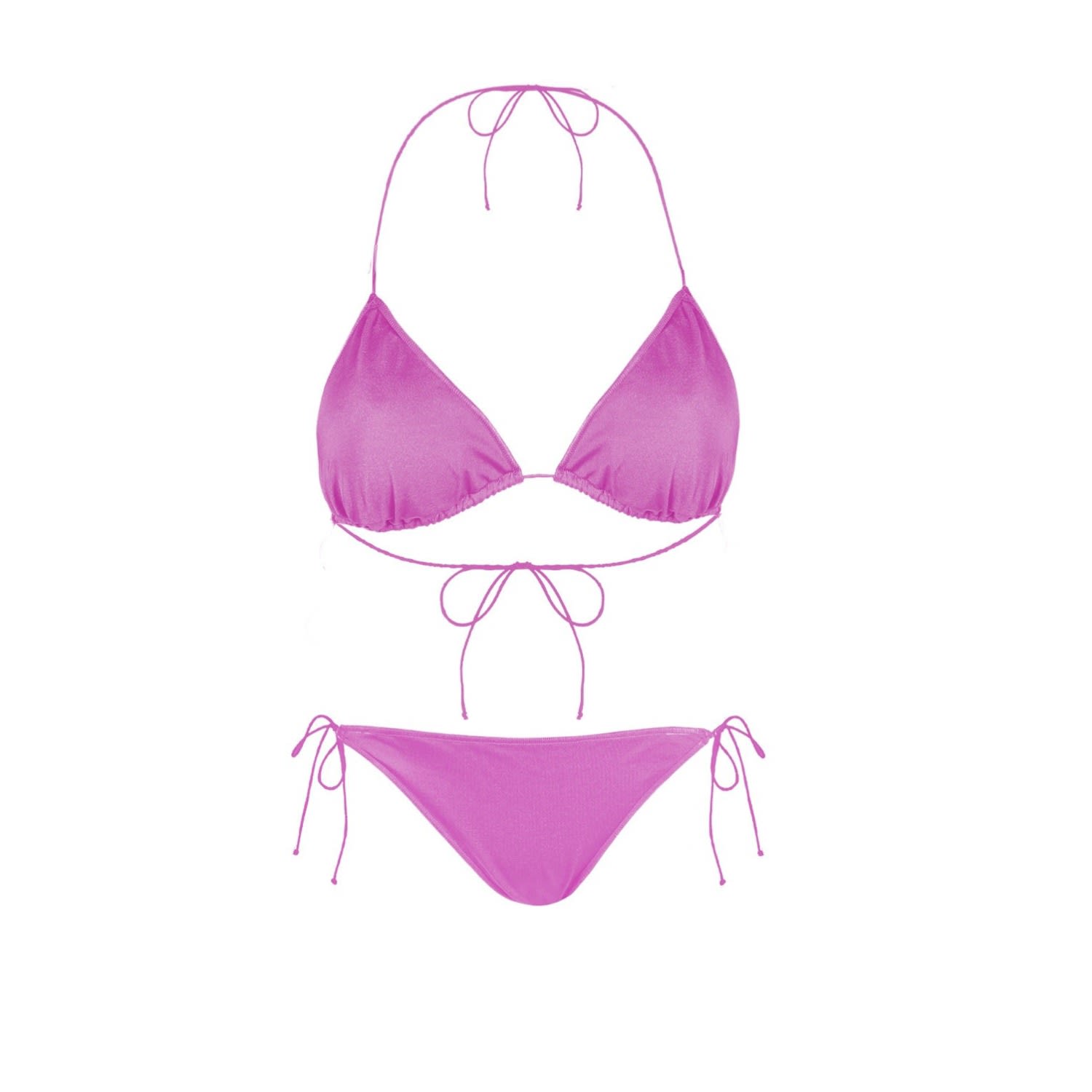 Women's Ciara Bikini In Profumo Pink | Small | Cherina Beachwear Llc