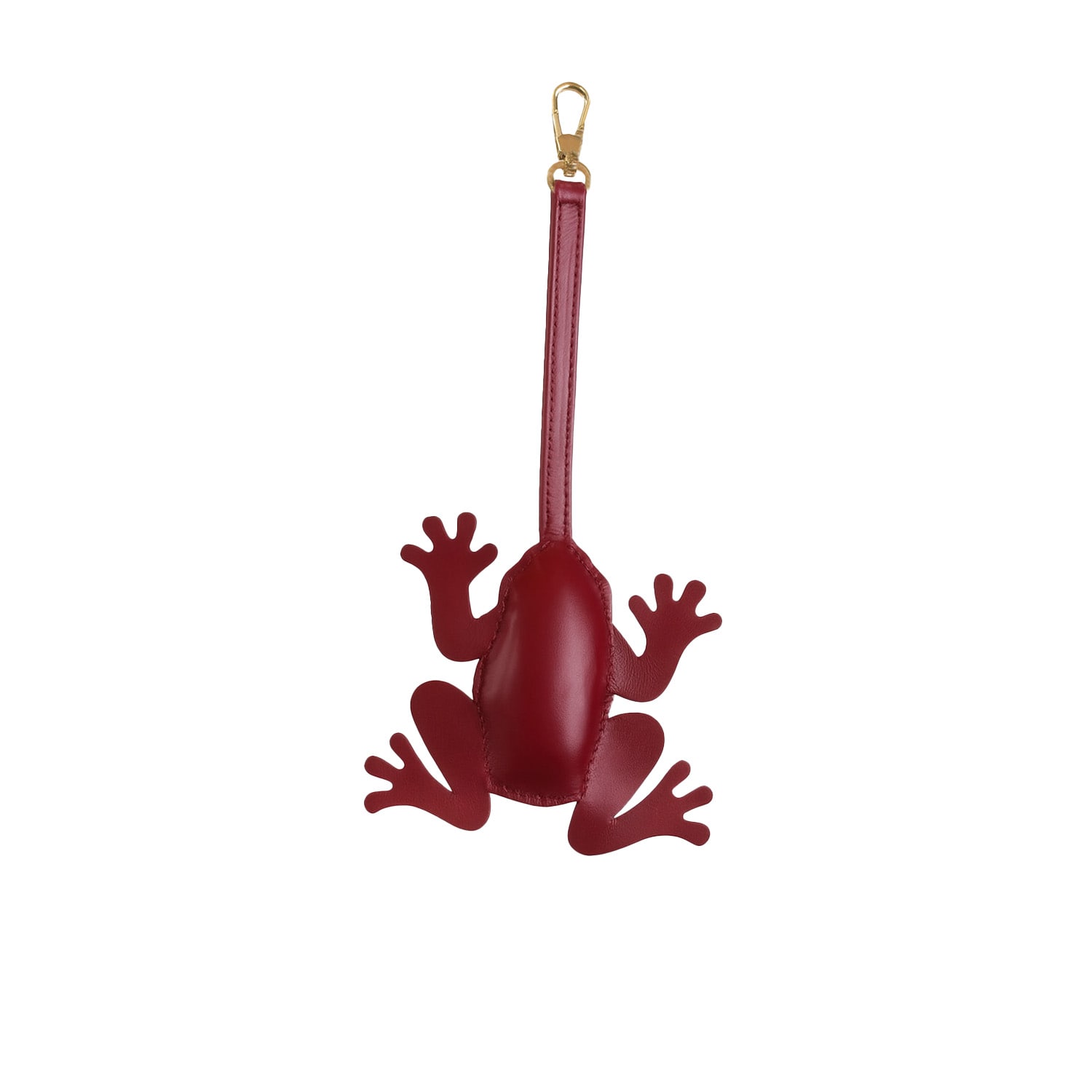F3rog By Rana Women's Red Burgundy Frog Keychain In Red