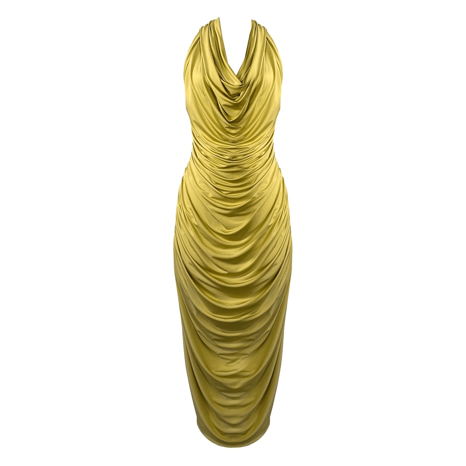 Gigii's Women's Granada Dress - Green In Gold