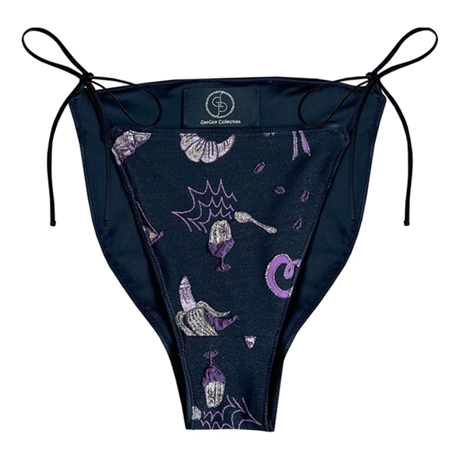 Geegee Collection Women's Black Verano Bikini Bottoms In Black