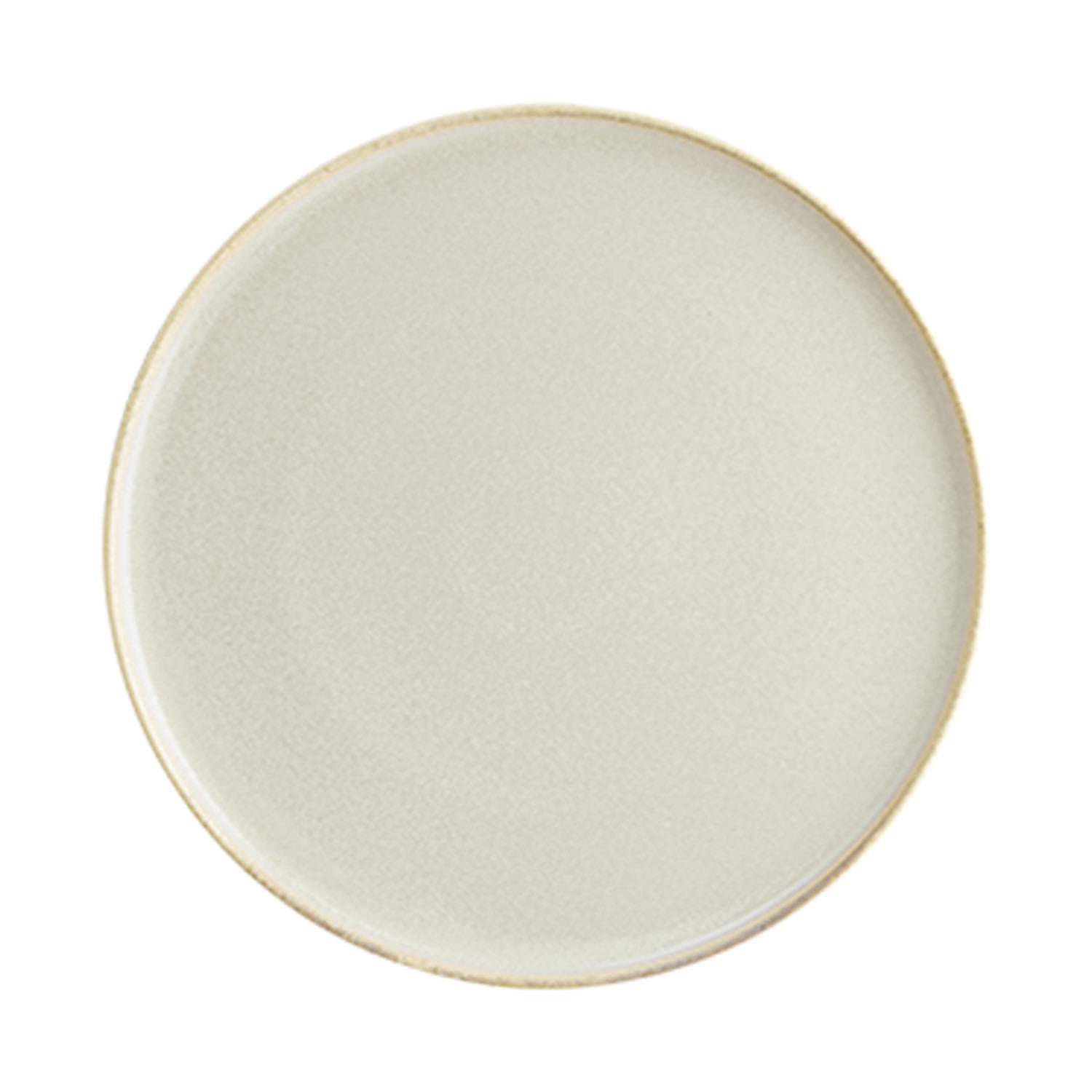 Sand Porcelain Plate Beige Round 11.00" X 11.00" X 0.50" One Size Turgla Home