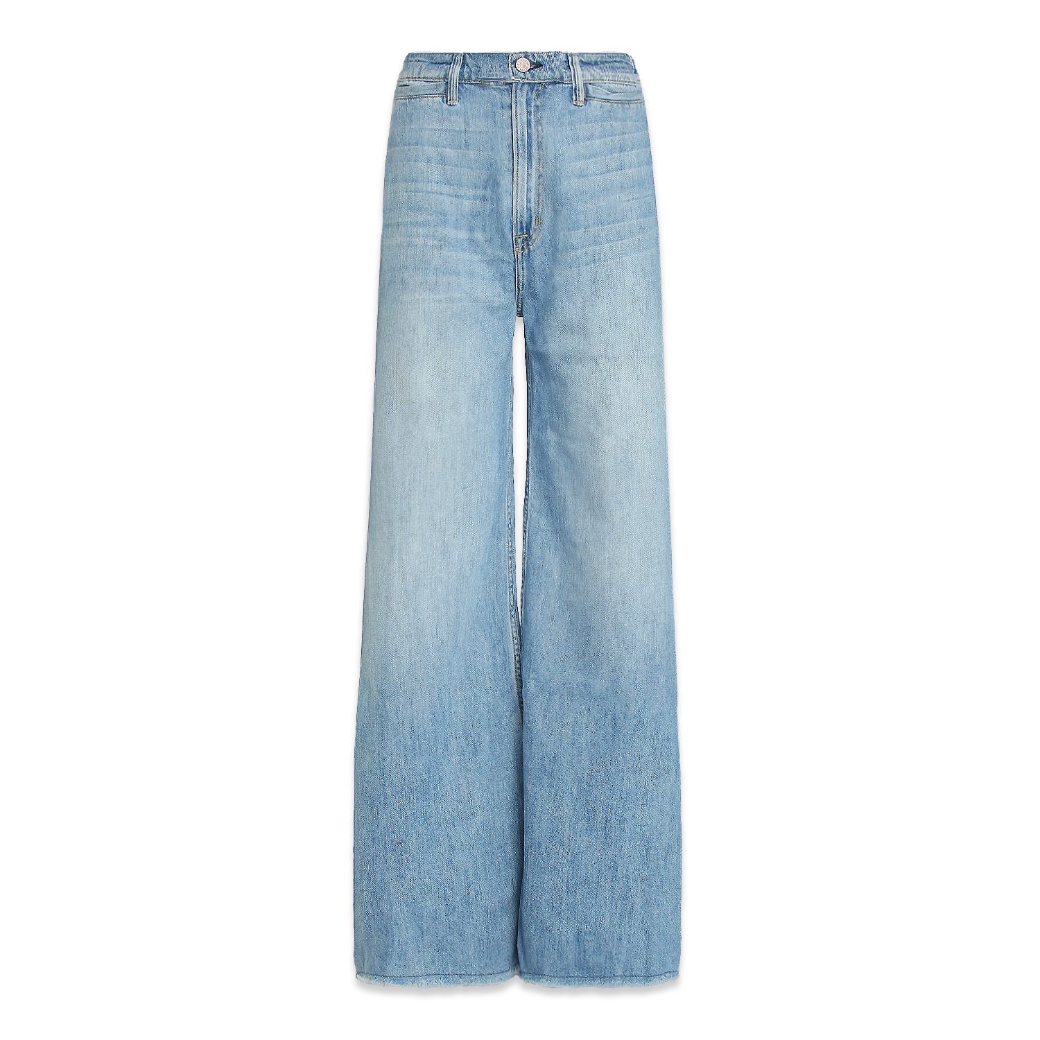 Noend Denim Blue Sophia Super High Rise Wide Leg In Blue