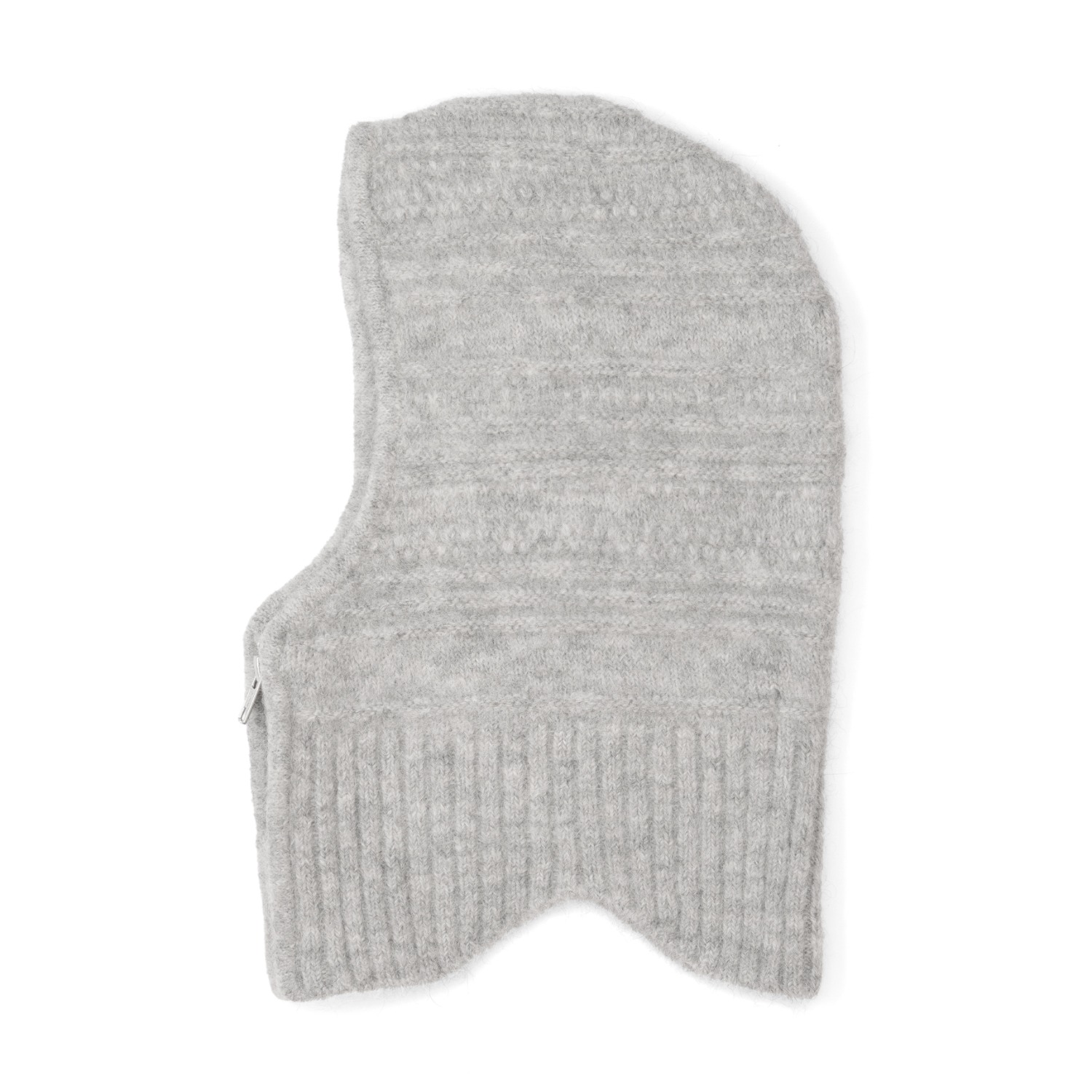 Arctic Fox & Co. Women's The Alpaca Zip Balaclava - Blizzard Grey In Gray