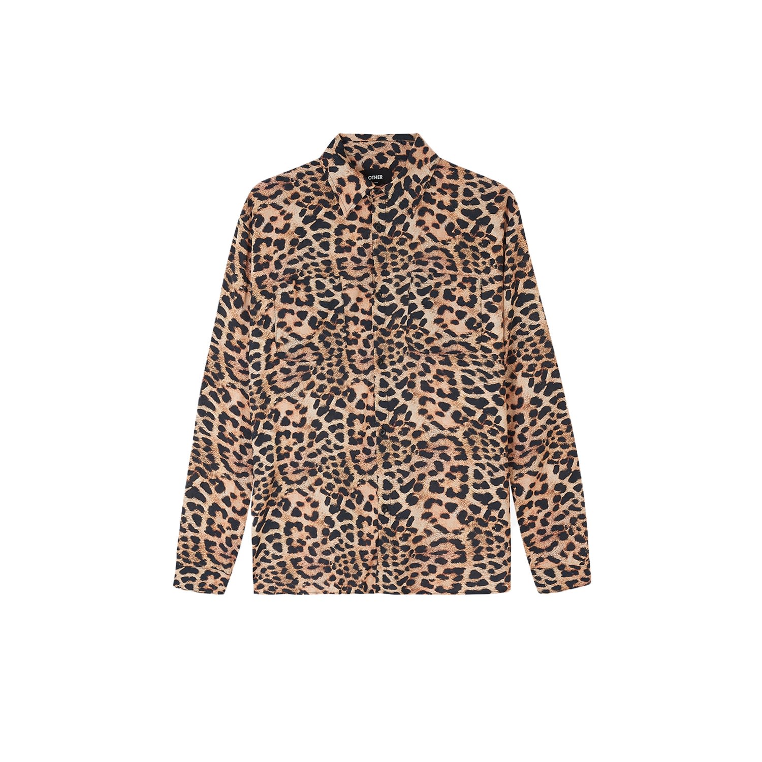 Men’s Brown / Neutrals Long Sleeve Cheetah Shirt - Natural Small OTHER UK