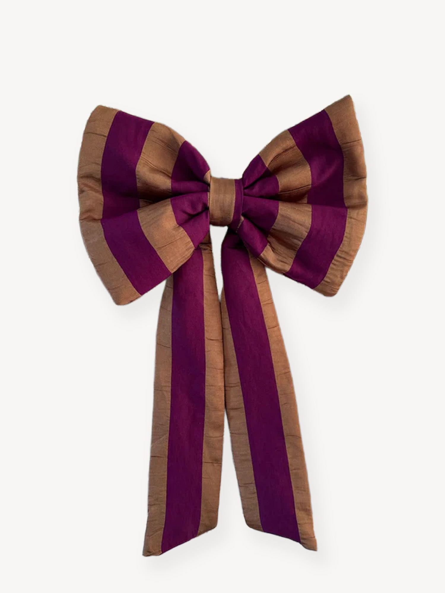 The Well Worn Gold / Pink The Charlotte Stripe Bow In Multi