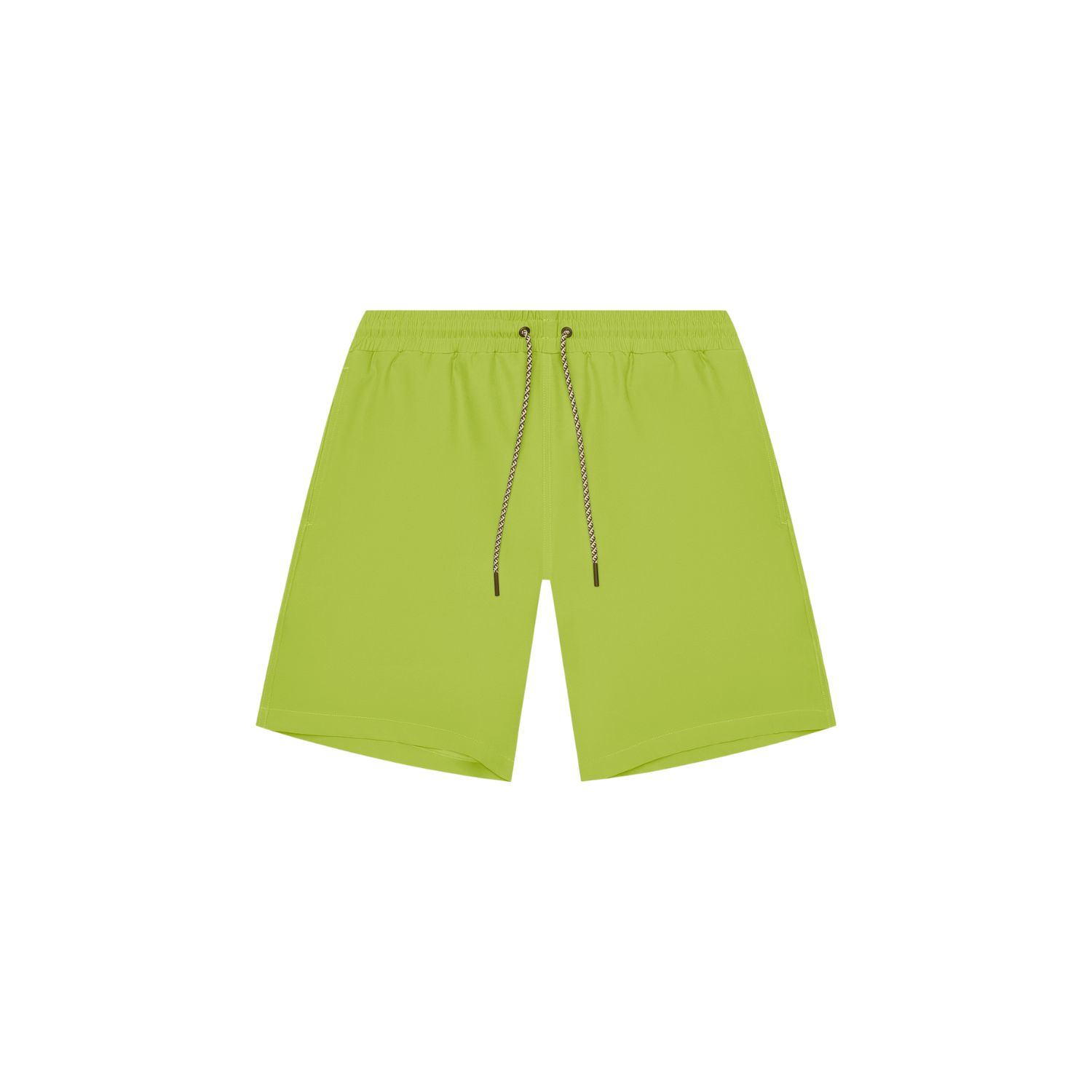 Playaluxe Men's Marbella Classic Swim Trunk Lime Green In Green