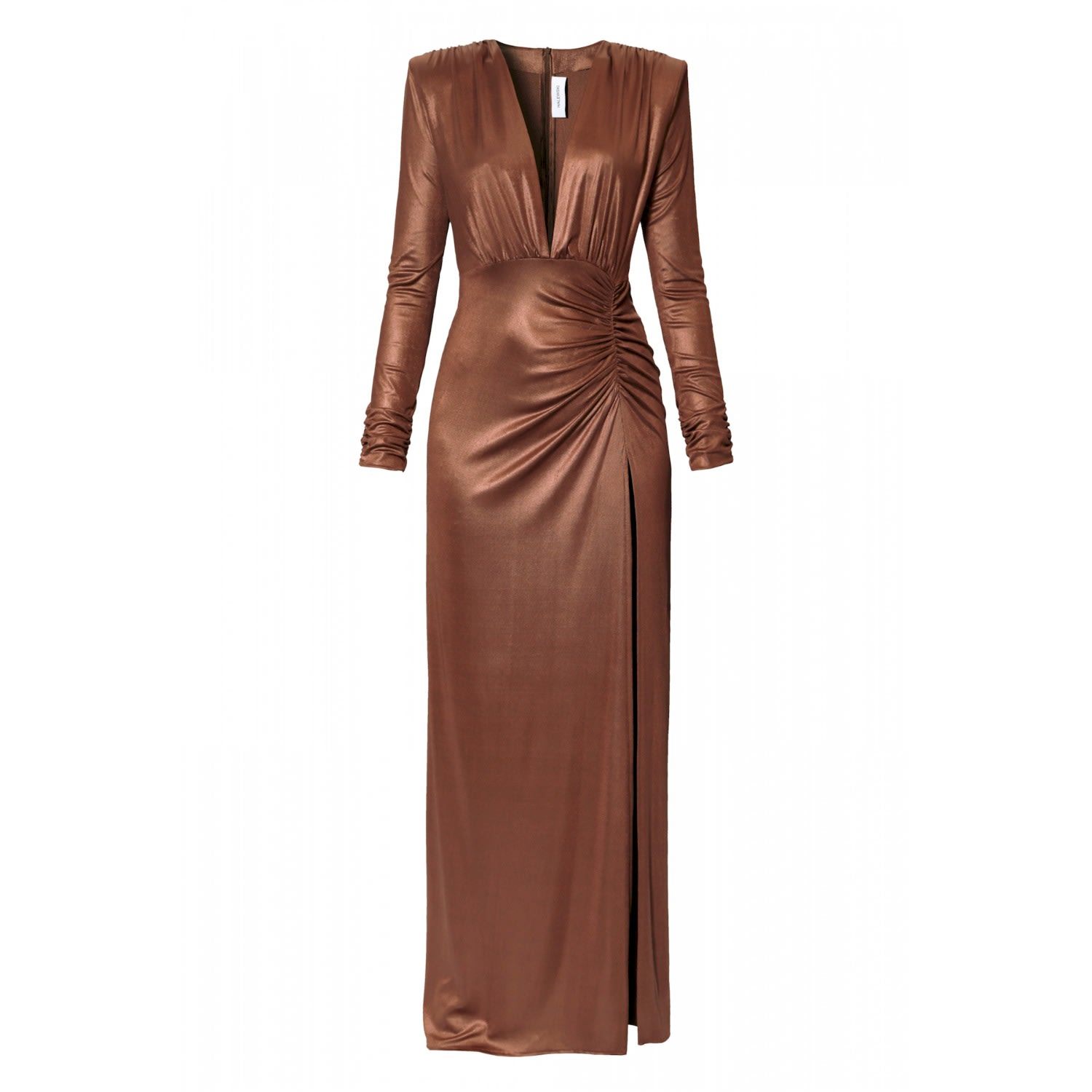 Aggi By Halewski Women's Brown Clarissa Cinnamon Pearl Maxi Dress In Brown