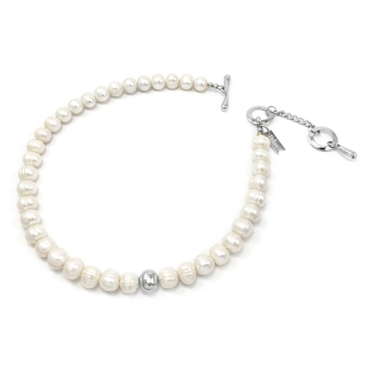 Biko Women's Paloma Pearl Collar Silver In Silver