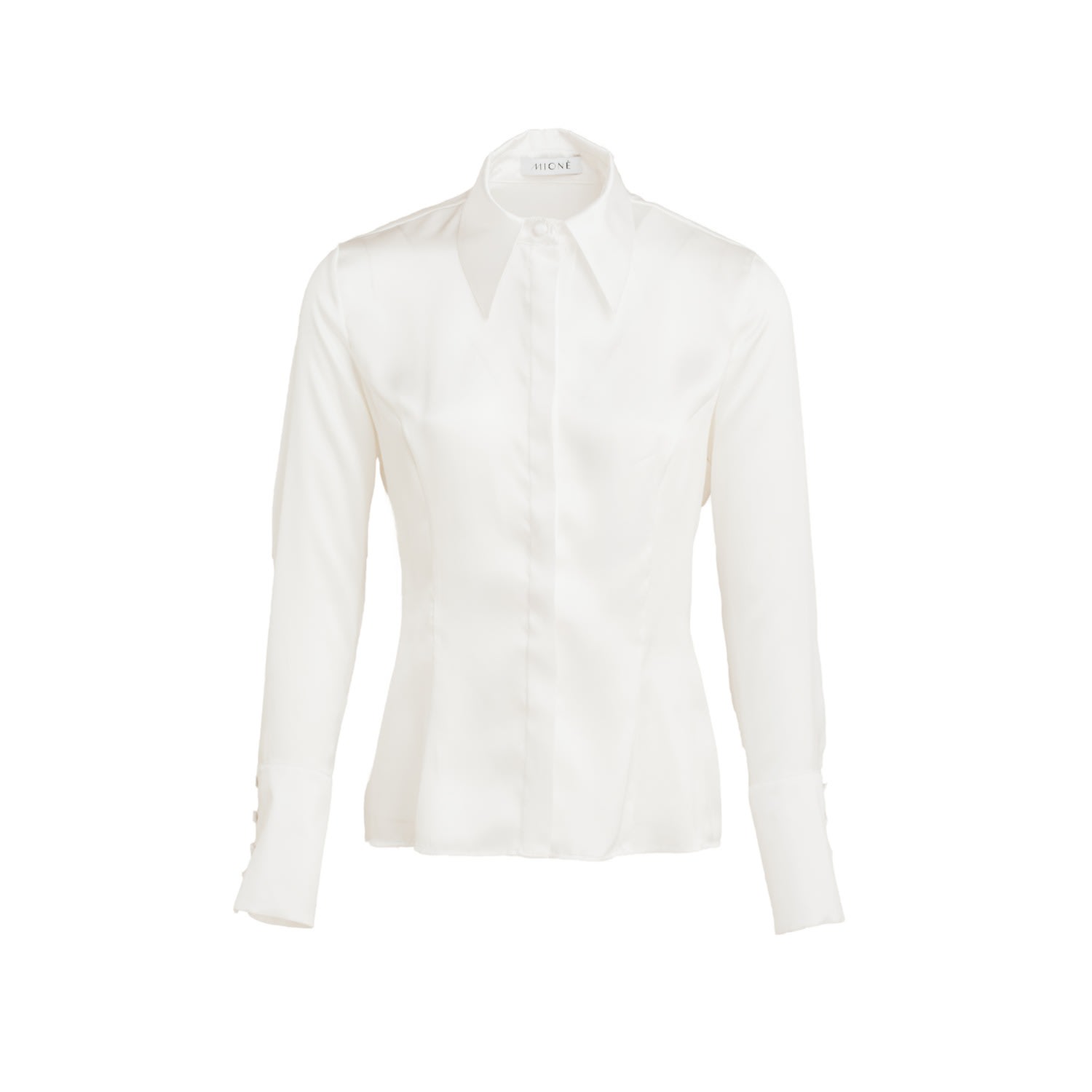 Mionè Women's Silk Shirt - White In White