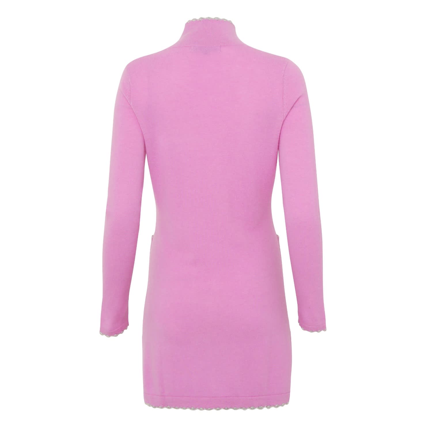long lilac cardigan