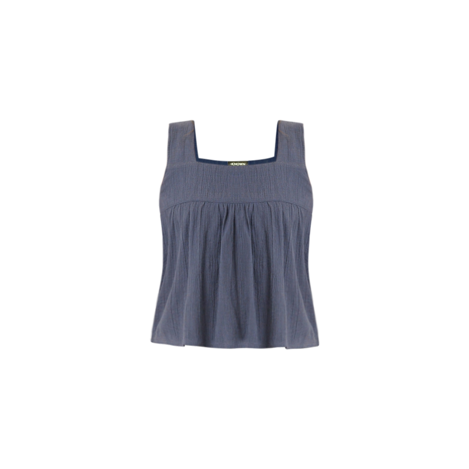 Women's Grey Organic Gauze Tank - Oaklee Lead | Large | Known Supply