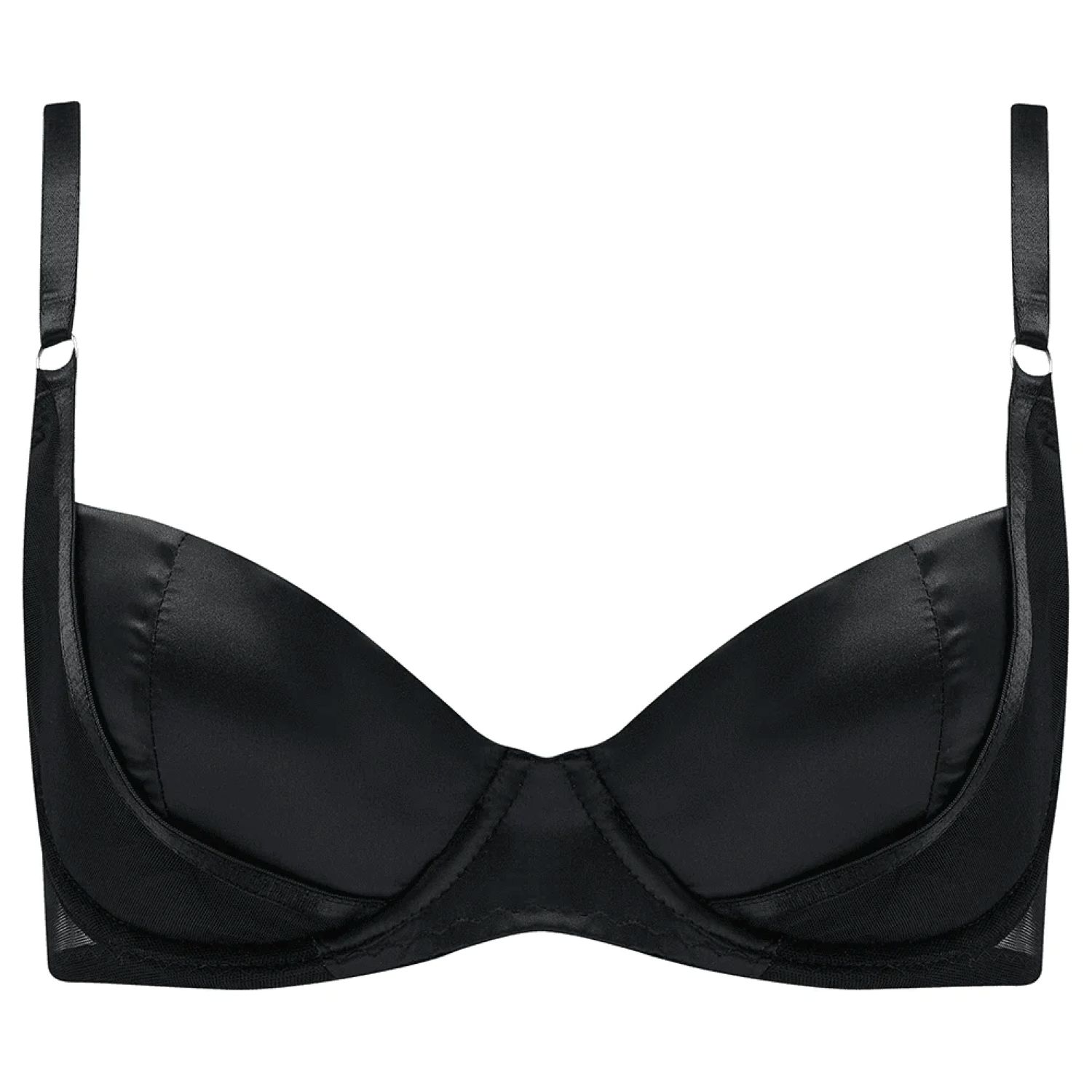 Vollers The Corset Company Limited Women's Black Vivienne Balcony Bra In Black