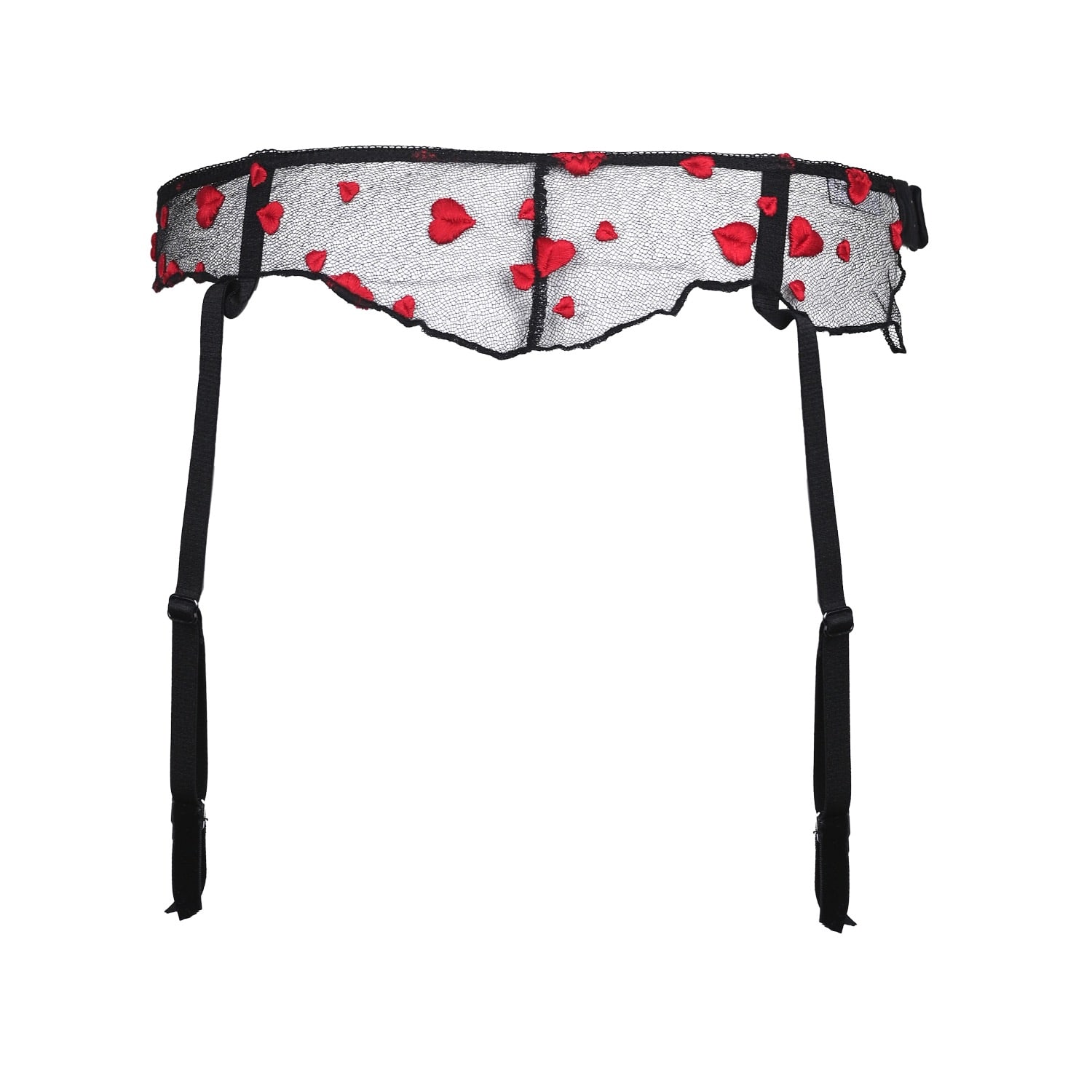 Odette Ancel Women's Red / Black The Blessure Suspenders