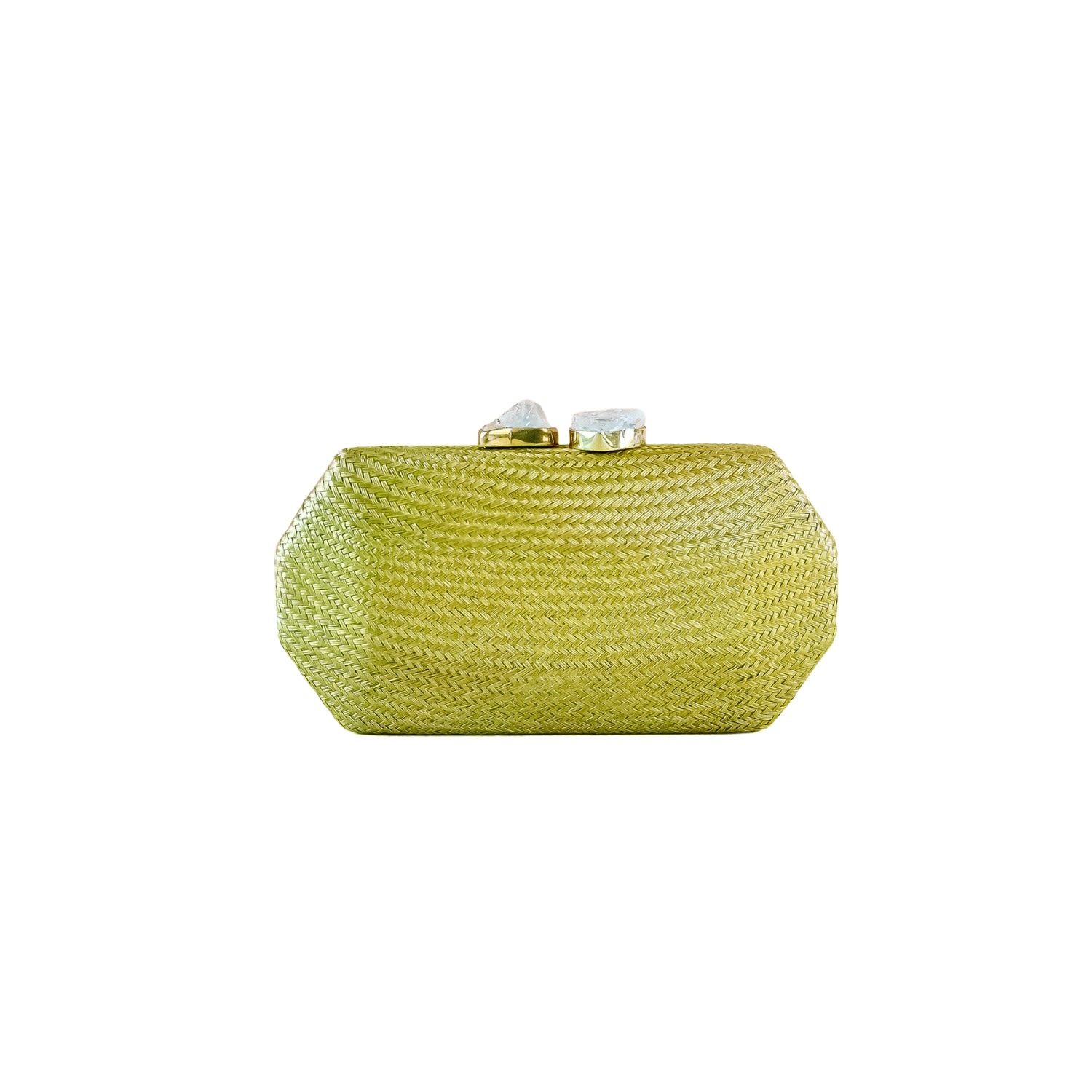 Likha Women's Green Sarsuela Handwoven Clutch Matcha In Green
