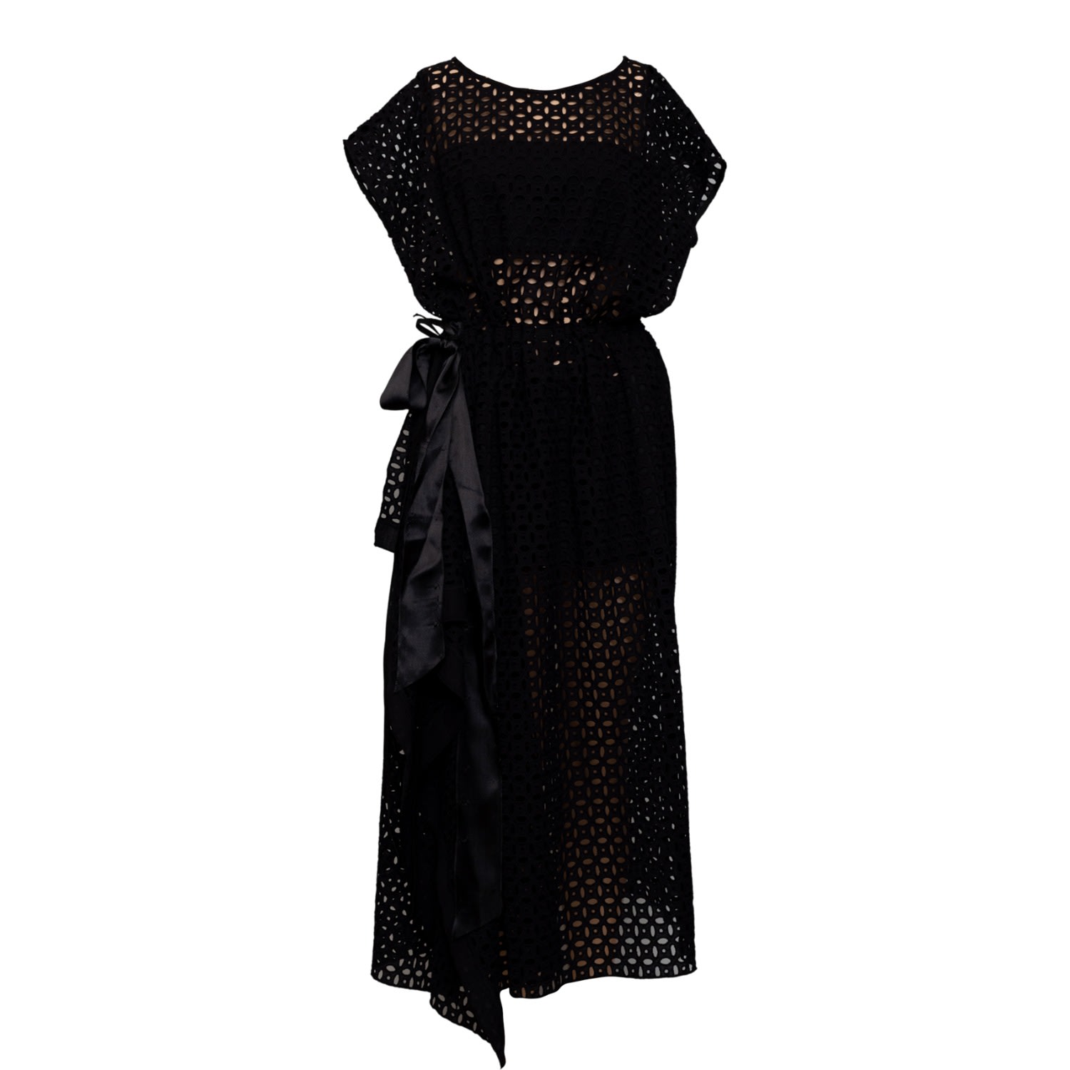 Artista Women's Black Lilies Dress In Black