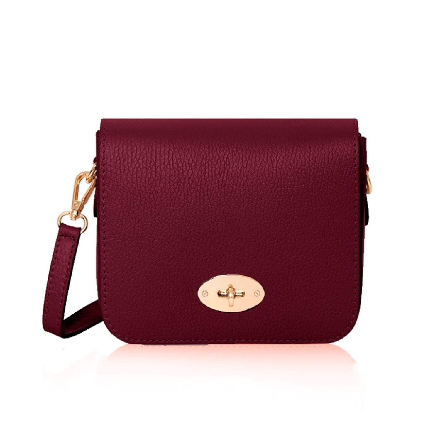 Betsy & Floss Women's Pink / Purple Catania Handbag In Burgundy
