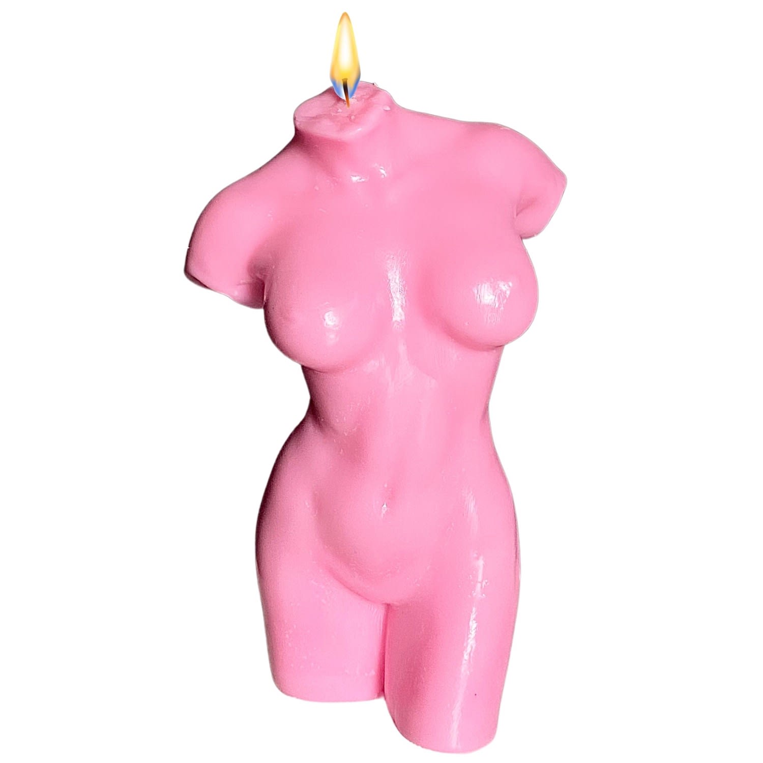 Neos Candlestudio Pink / Purple Venus Bust Candle - Pink & Purple