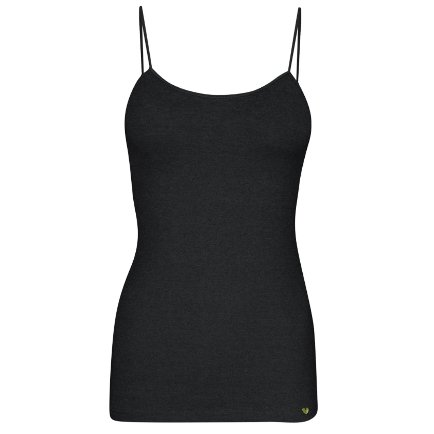 Zd Zero Defects Women's Afrodita Spaghetti Top Soy Fiber - Ultra-soft Comfort - Color Black In Black