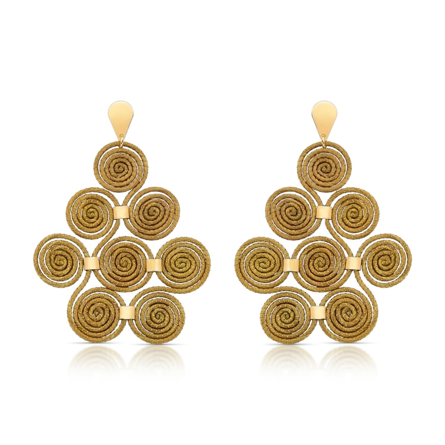 Raízes Women's Gold Iemanjá Bare Earrings