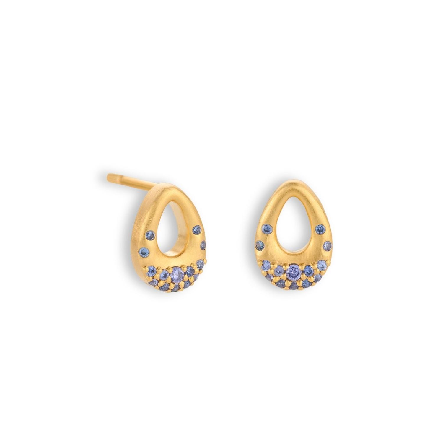 Aelea Studio Women's Blue Lyria Stud Earrings In Blue