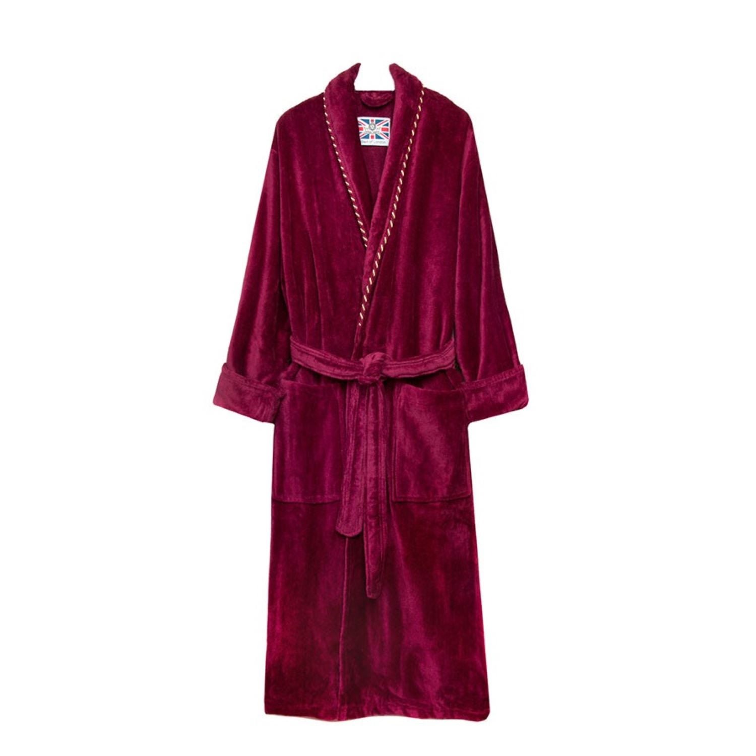 Red Women’s Dressing Gown - Duchess Claret XXL Bown of London