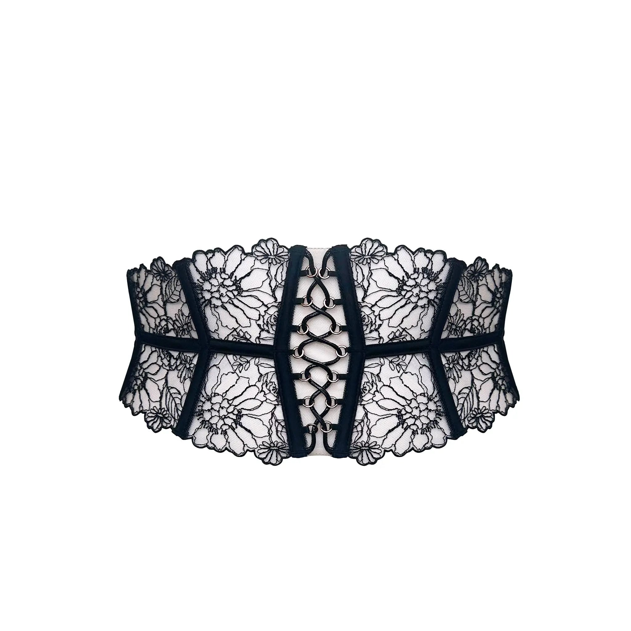 Monique Morin Lingerie Women's Whisper Waist Cincher Black In Black
