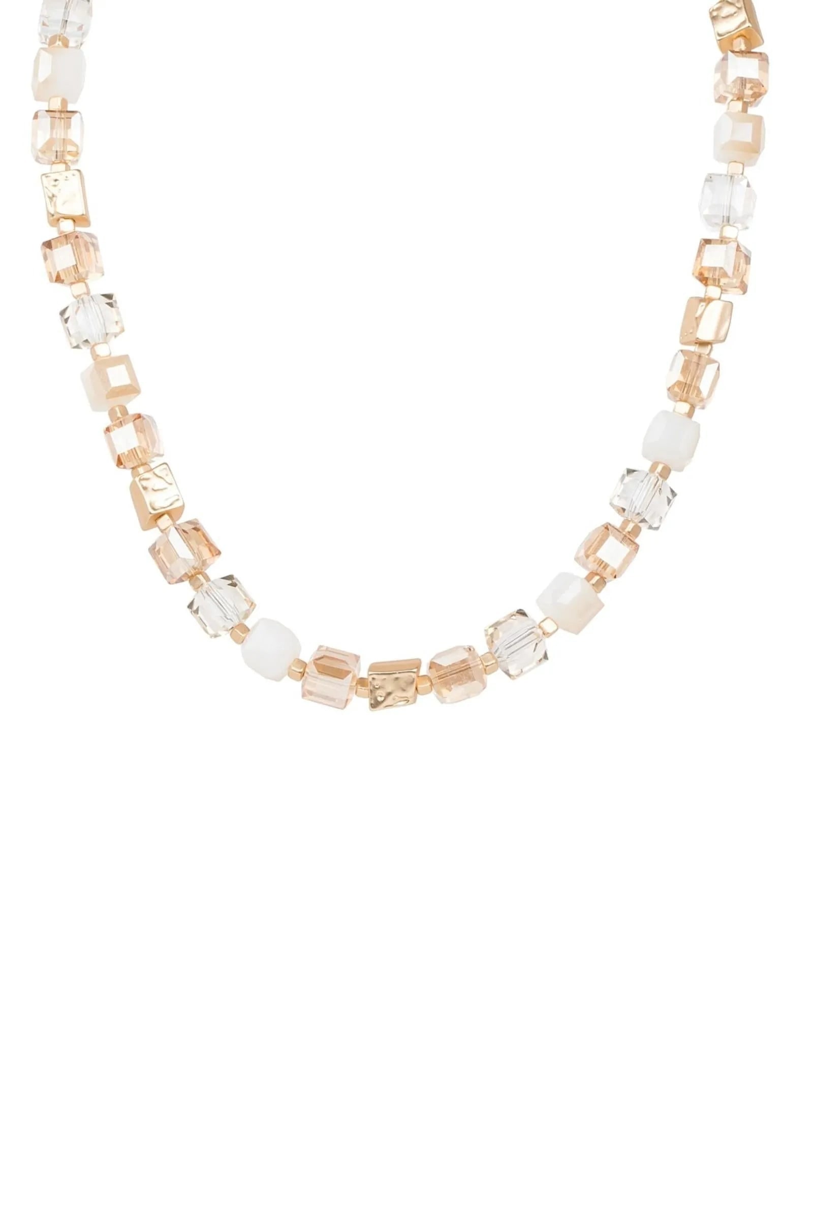 Saachi Women's Bead And Stone Statement Stone Necklace
