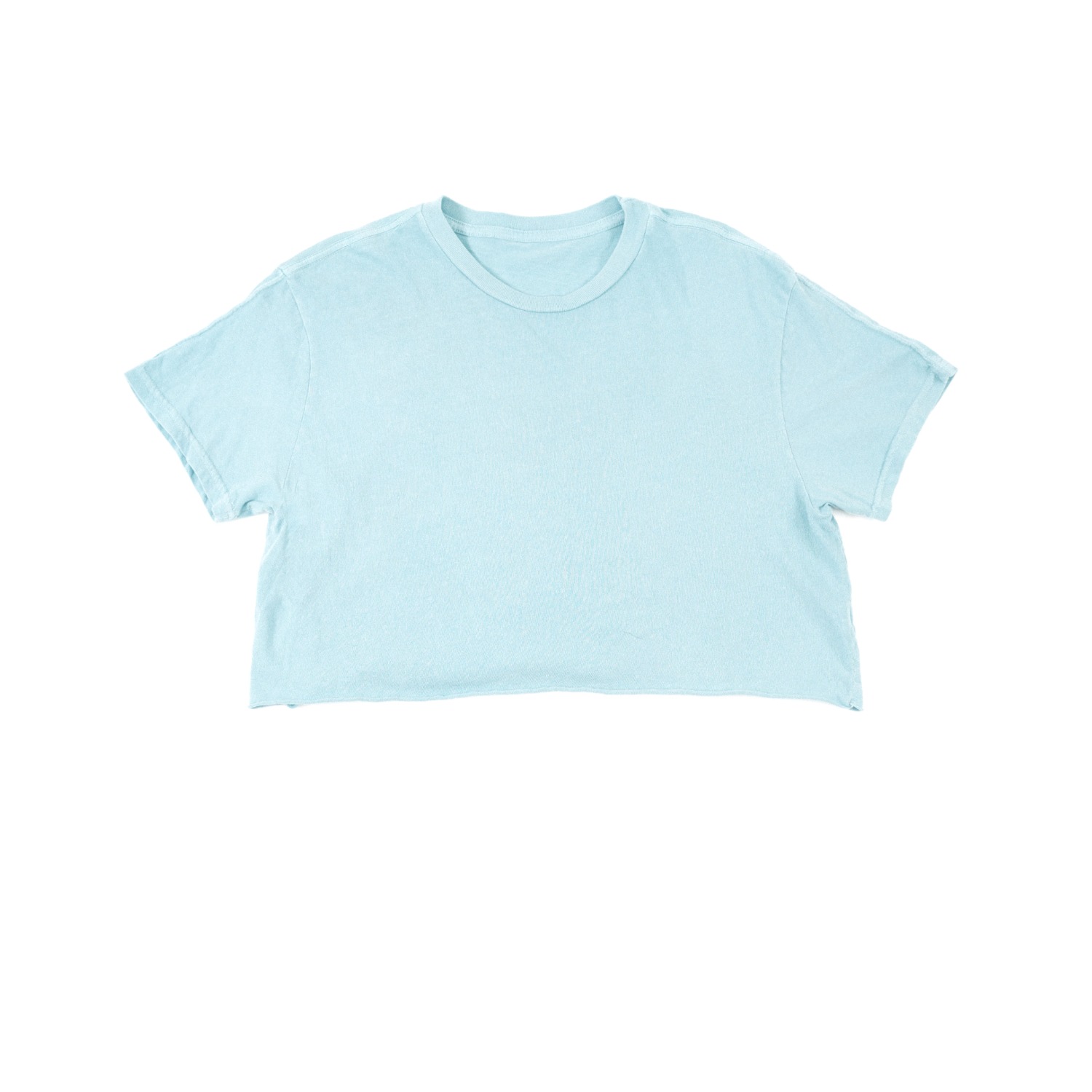 Ariko Women's Blue Ocean Beach Crop Tee In Blue