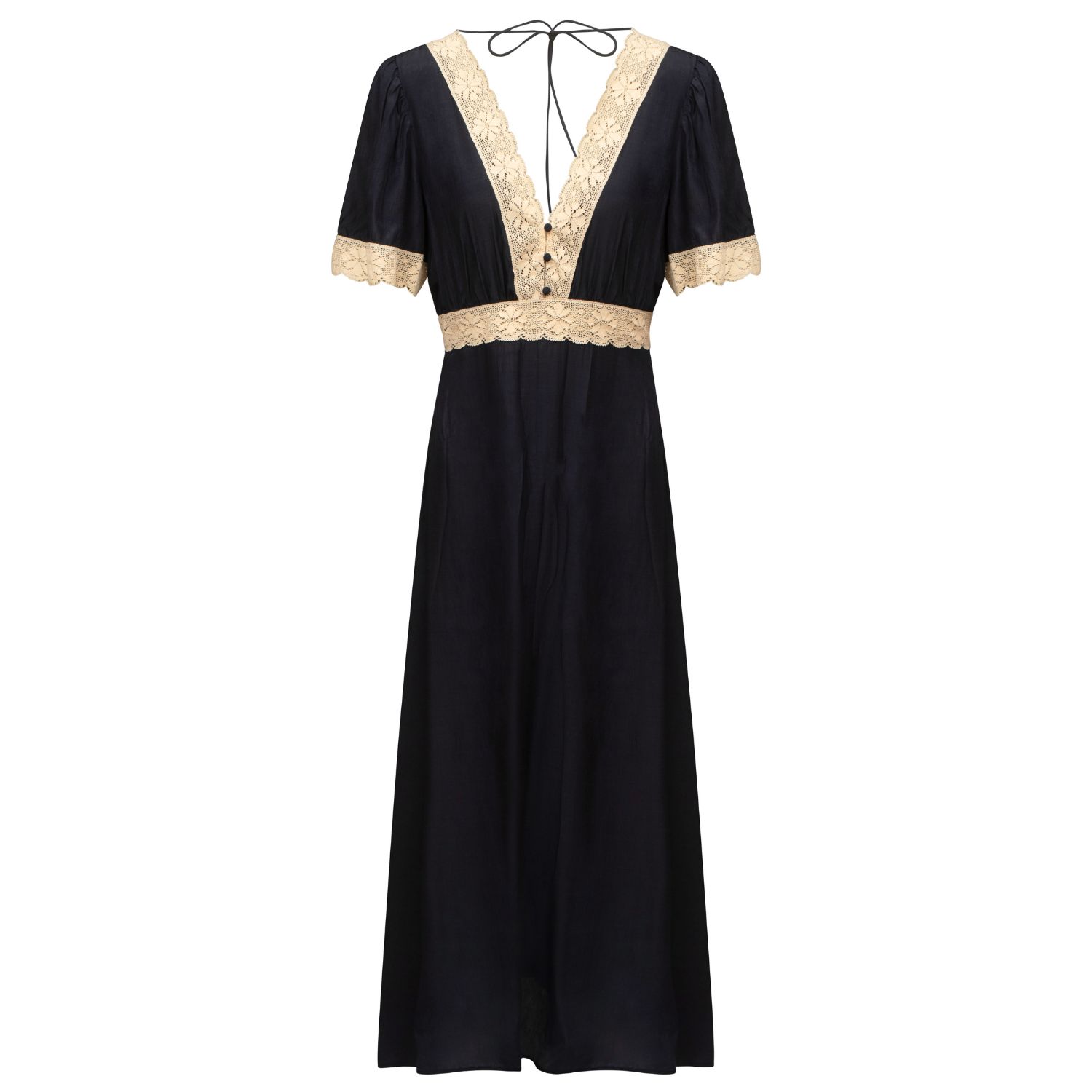 Traffic People Women's Blue Midnight Lace Felicity Dress In Blue
