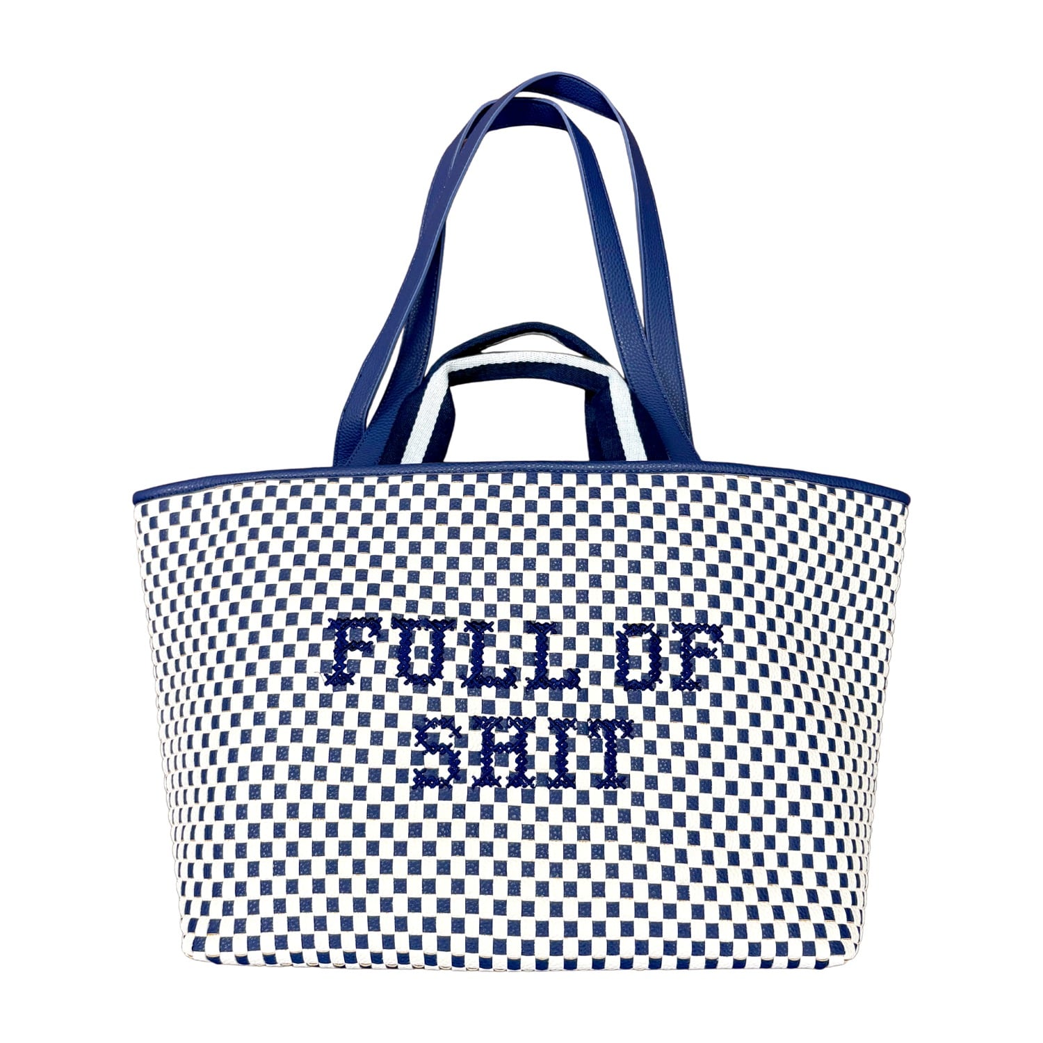 Lilly Loves Women's Blue Navy Full Of Shit Bag