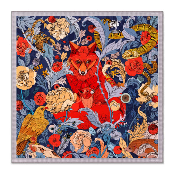 Pig, Chicken & Cow Fox Navy In Fox