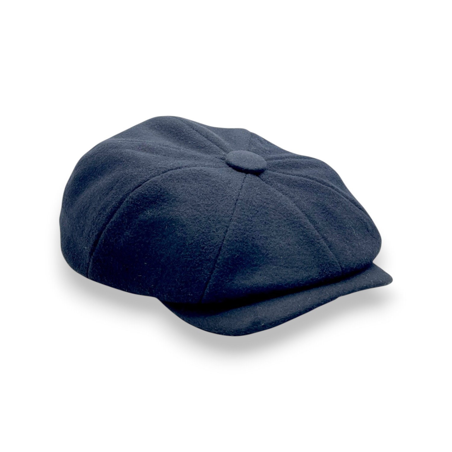 Mister Miller - Master Hatter Men's Albert's Ace Bakerboy Cap In Black Cashmere Wool In Black