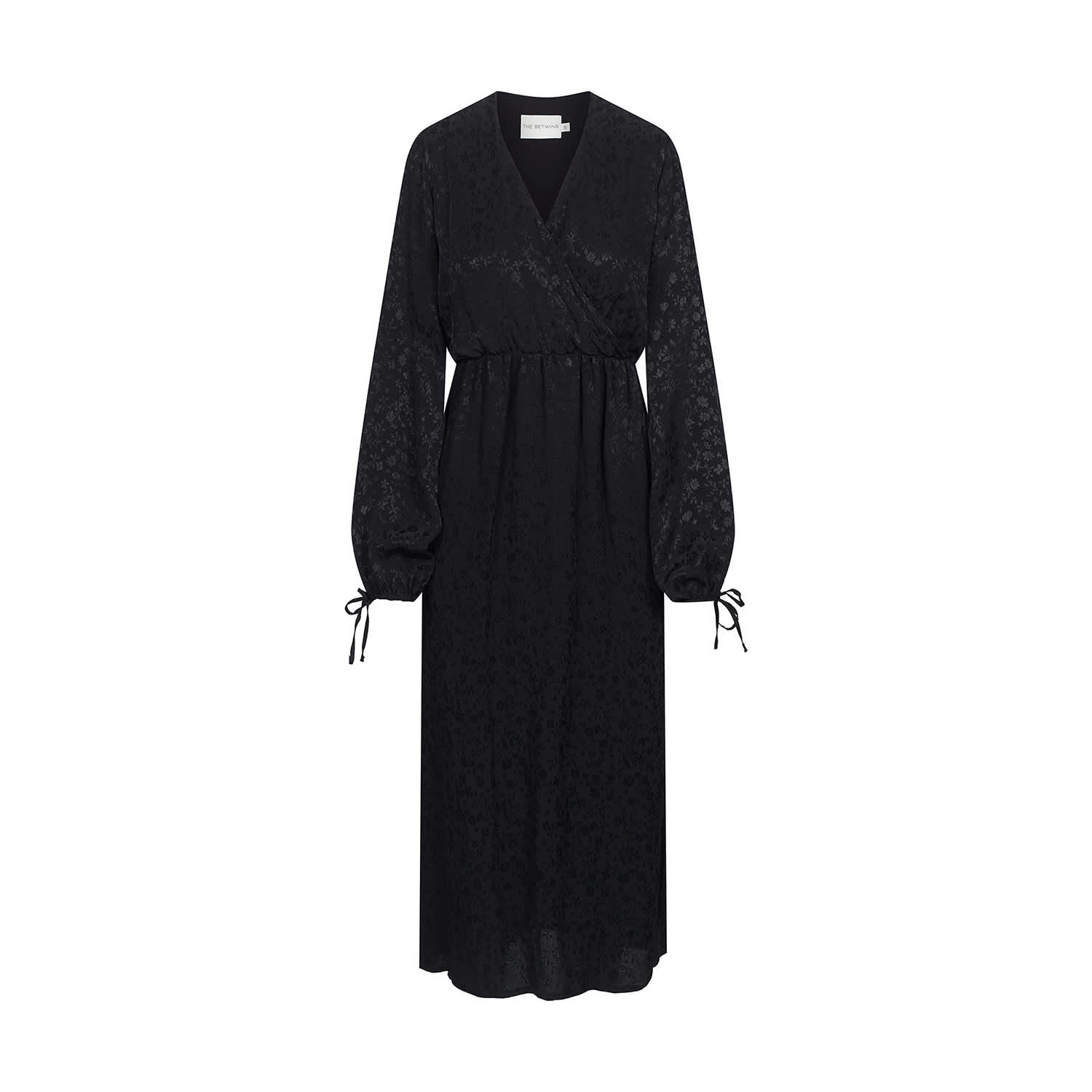 Jacquard Maxi Dress In Black | The Betwins | Wolf & Badger