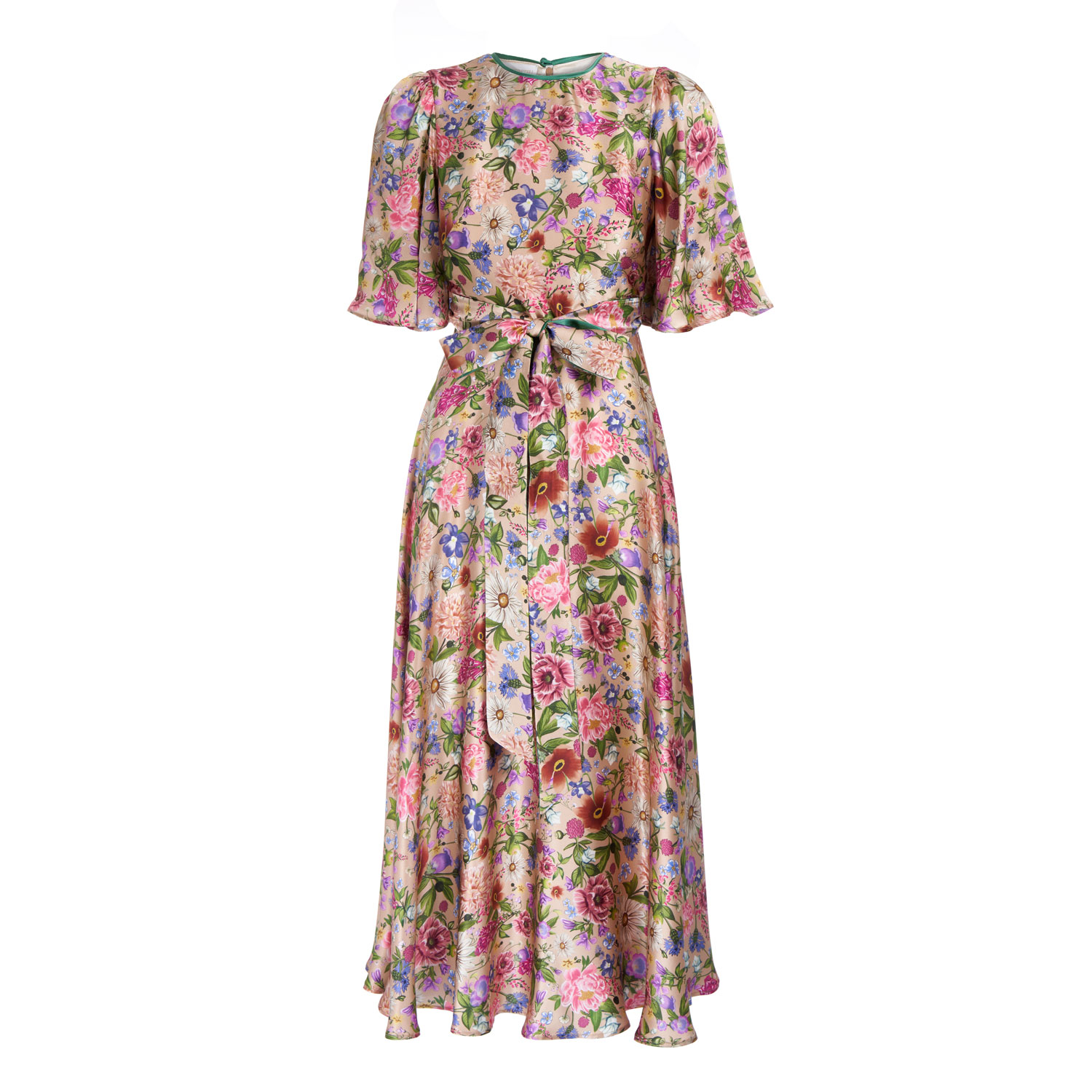 Women’s Garden Treasure Silk Dress Extra Small Sofia Tsereteli