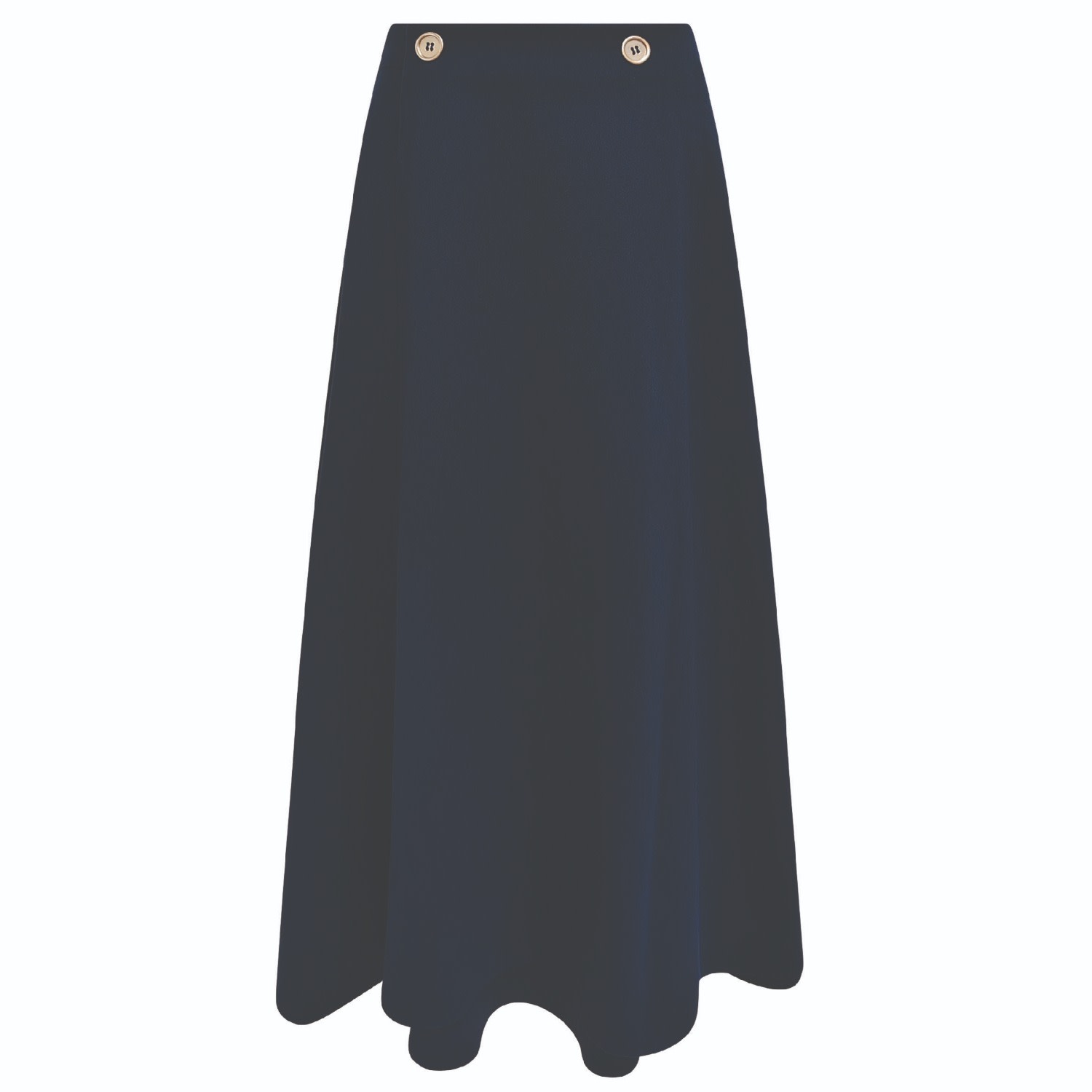 Roch Perel Women's Blue Navy Mock Wool Wrap Skirt In Blue