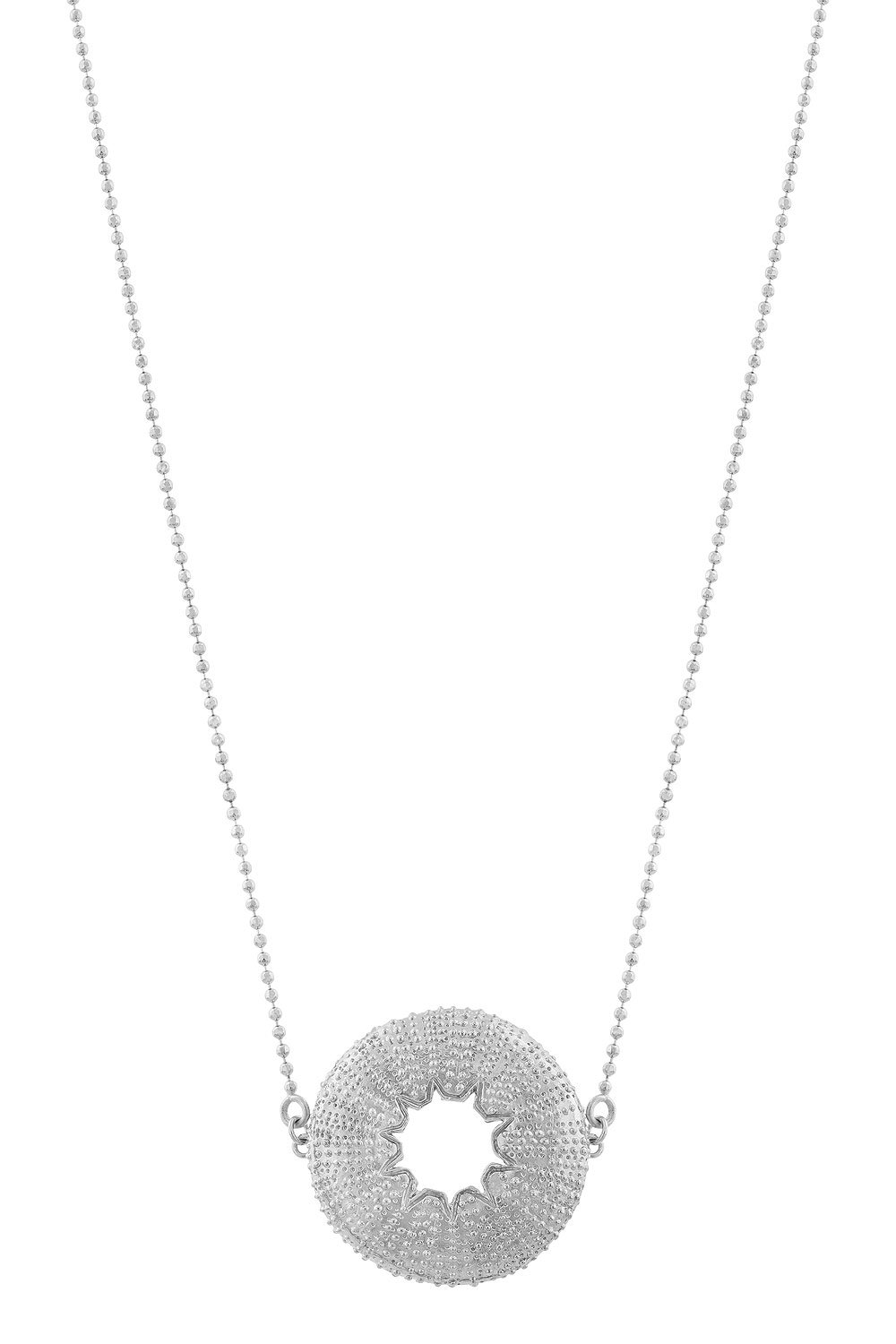 Sophie Simone Designs Women's Necklace Sea Urchin Small - Silver In Silver
