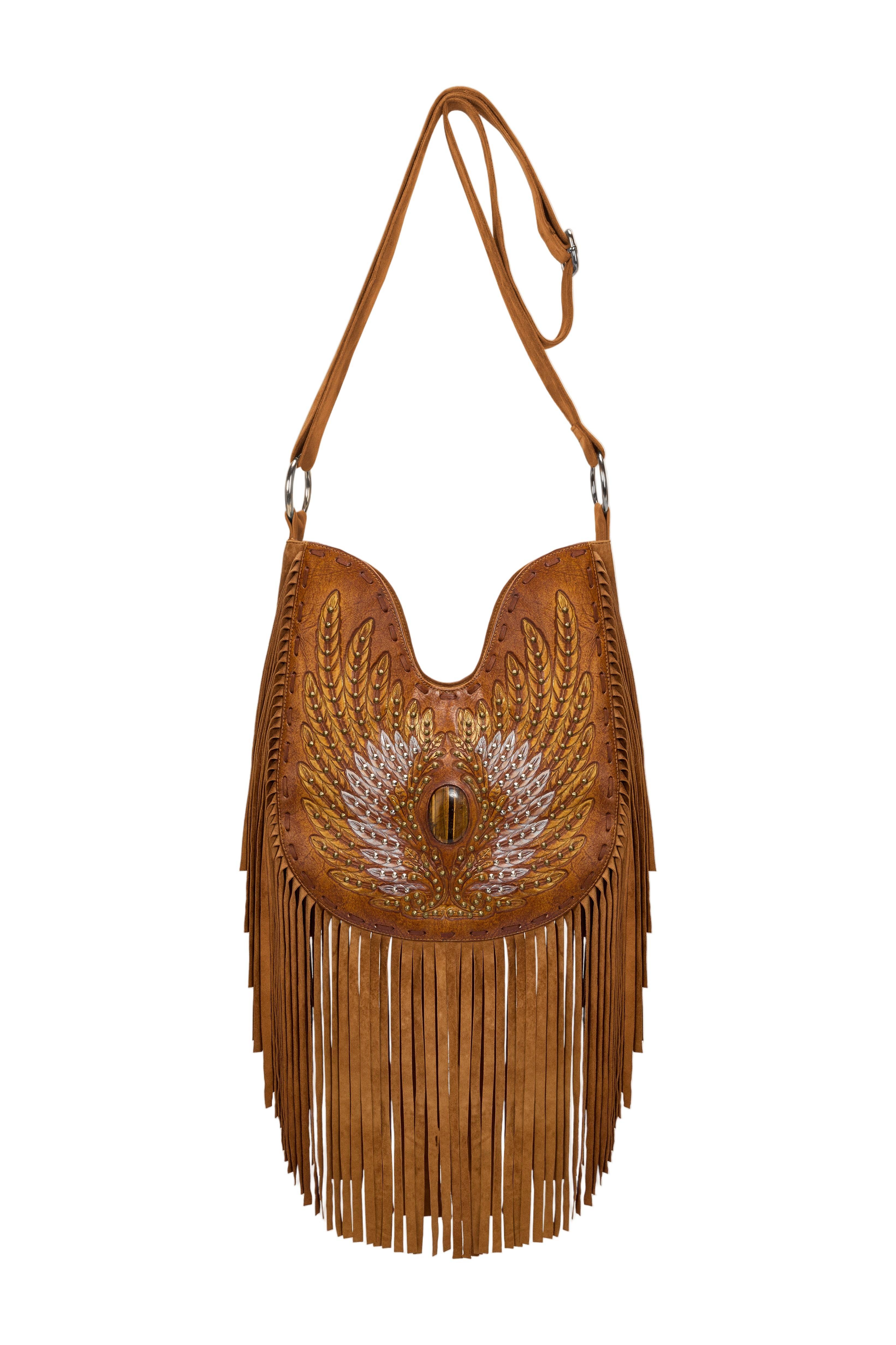 Jodi Lee Women's Gold / Brown / Silver The Jaz Bag Antique Medium Brown Dark Tan In Multi