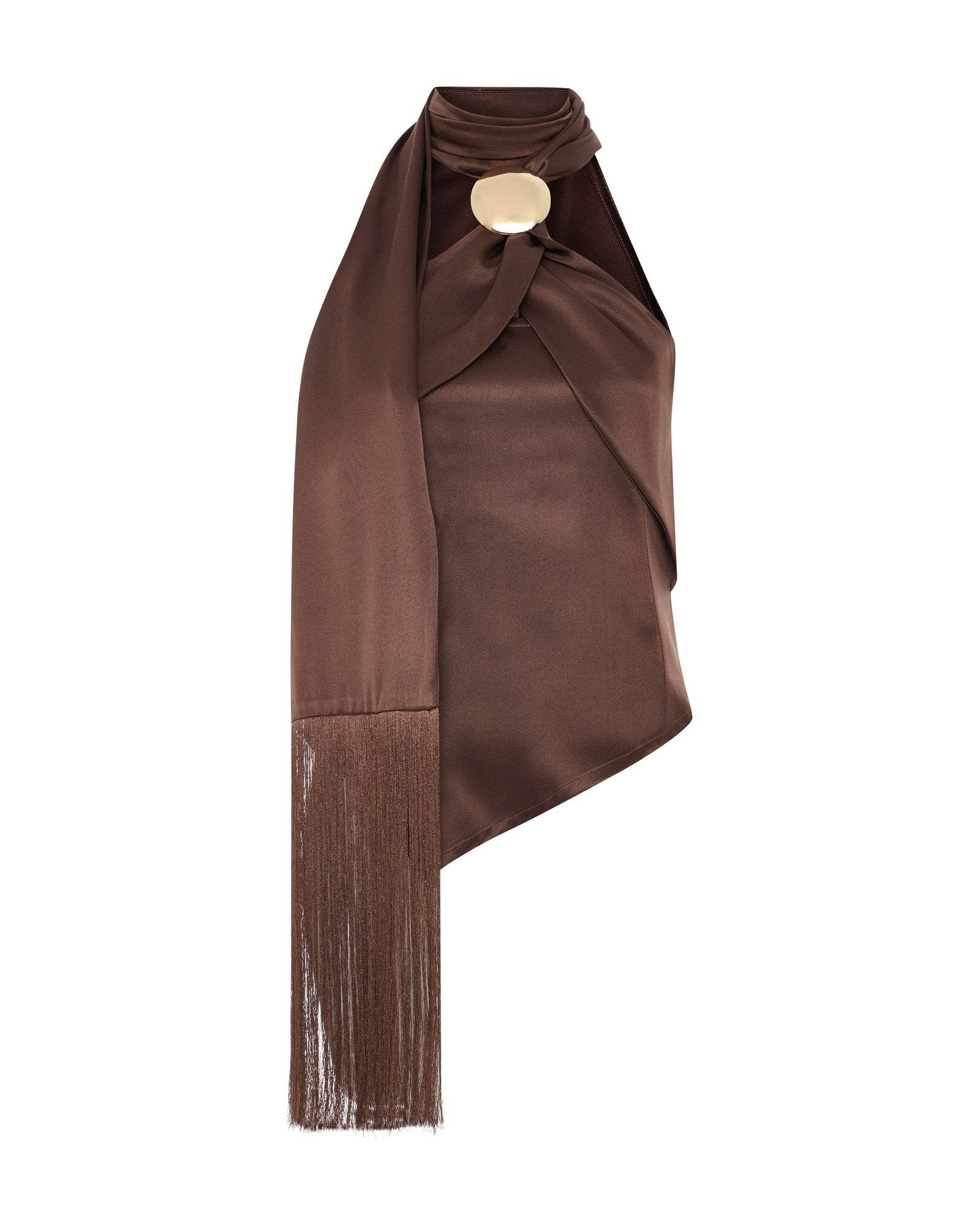 Maison Sél Women's Brown Moka Top