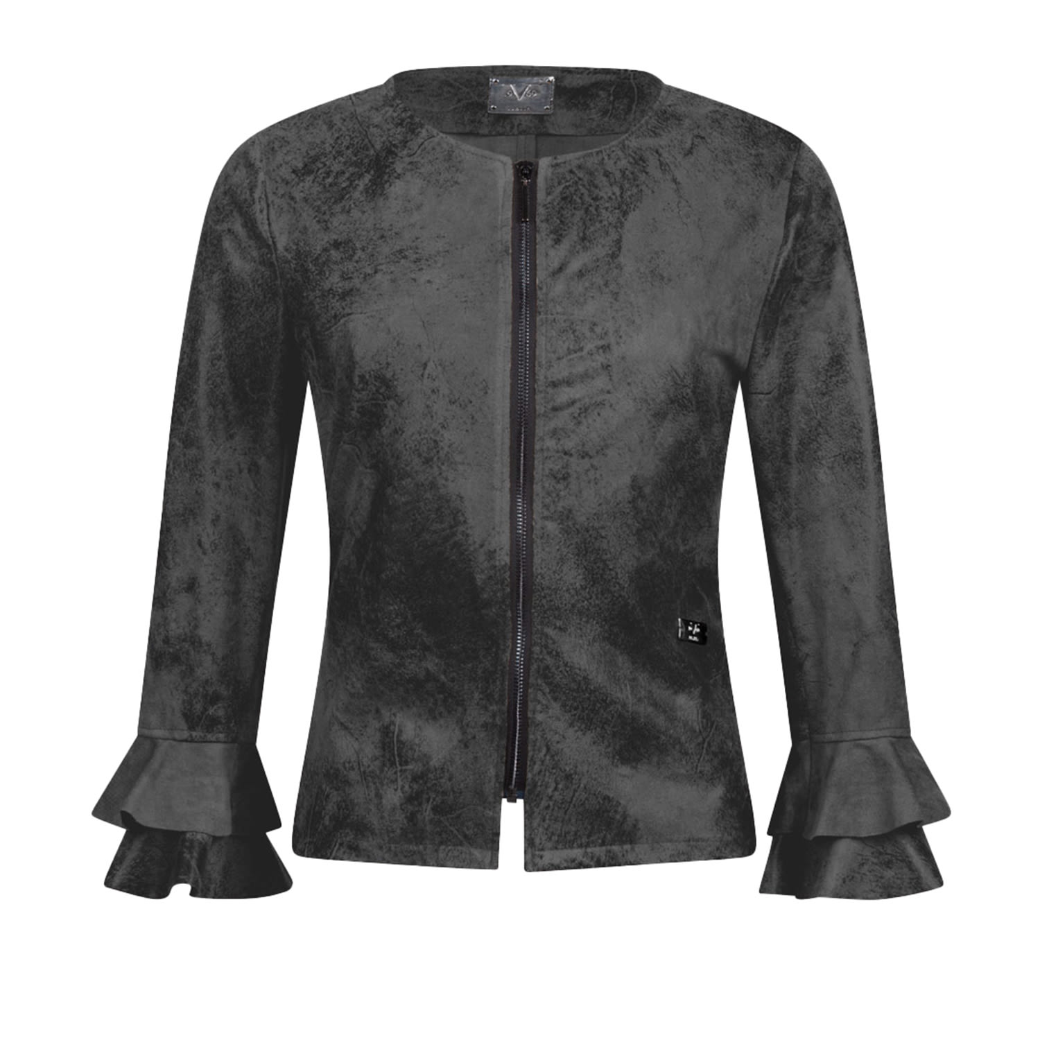 19v69 Italia By Versace 19.69 Abbigliamento Sportivo Srl Women's Jacket Udine- Black In Black