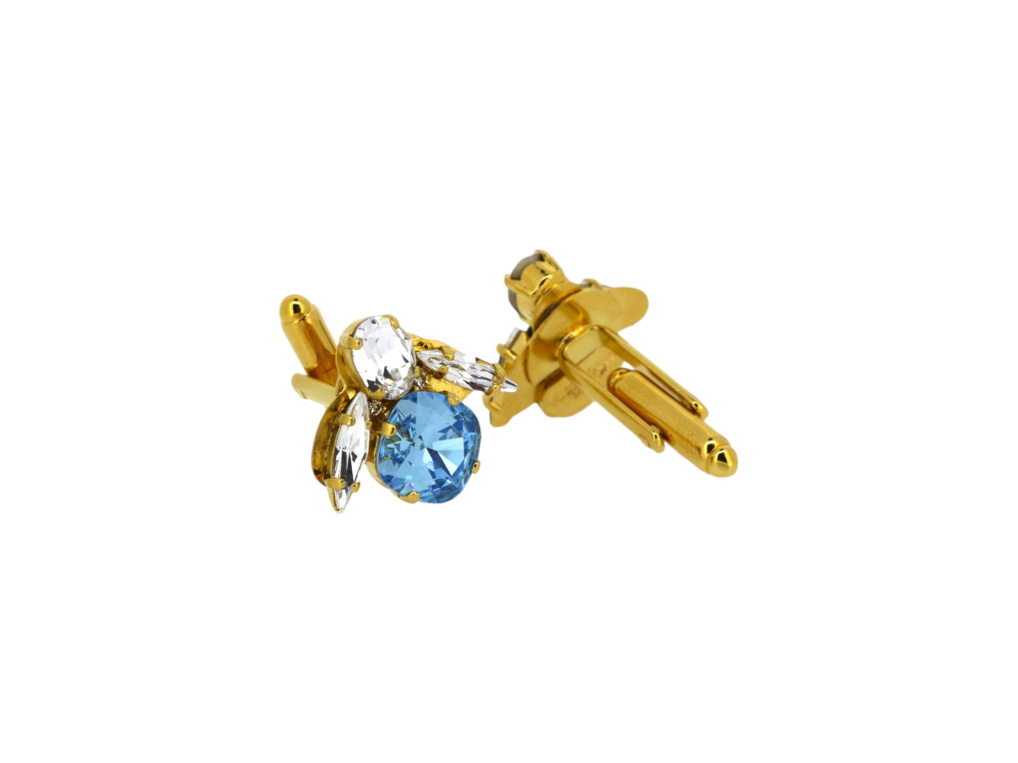 Vickisarge Men's The Blue Bee Cufflinks In Gold