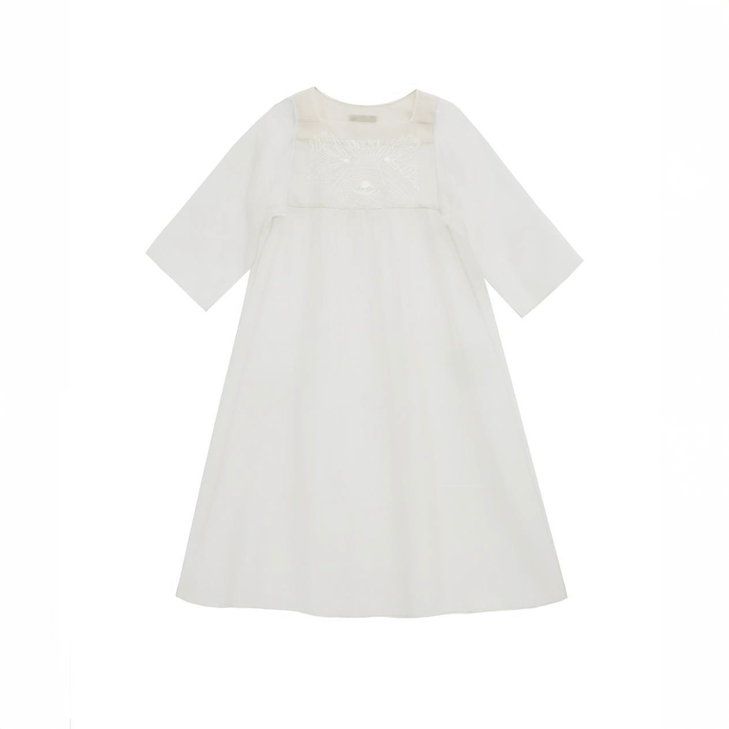 Women's White The Polar Bear Dress | Small | Yulia Efros