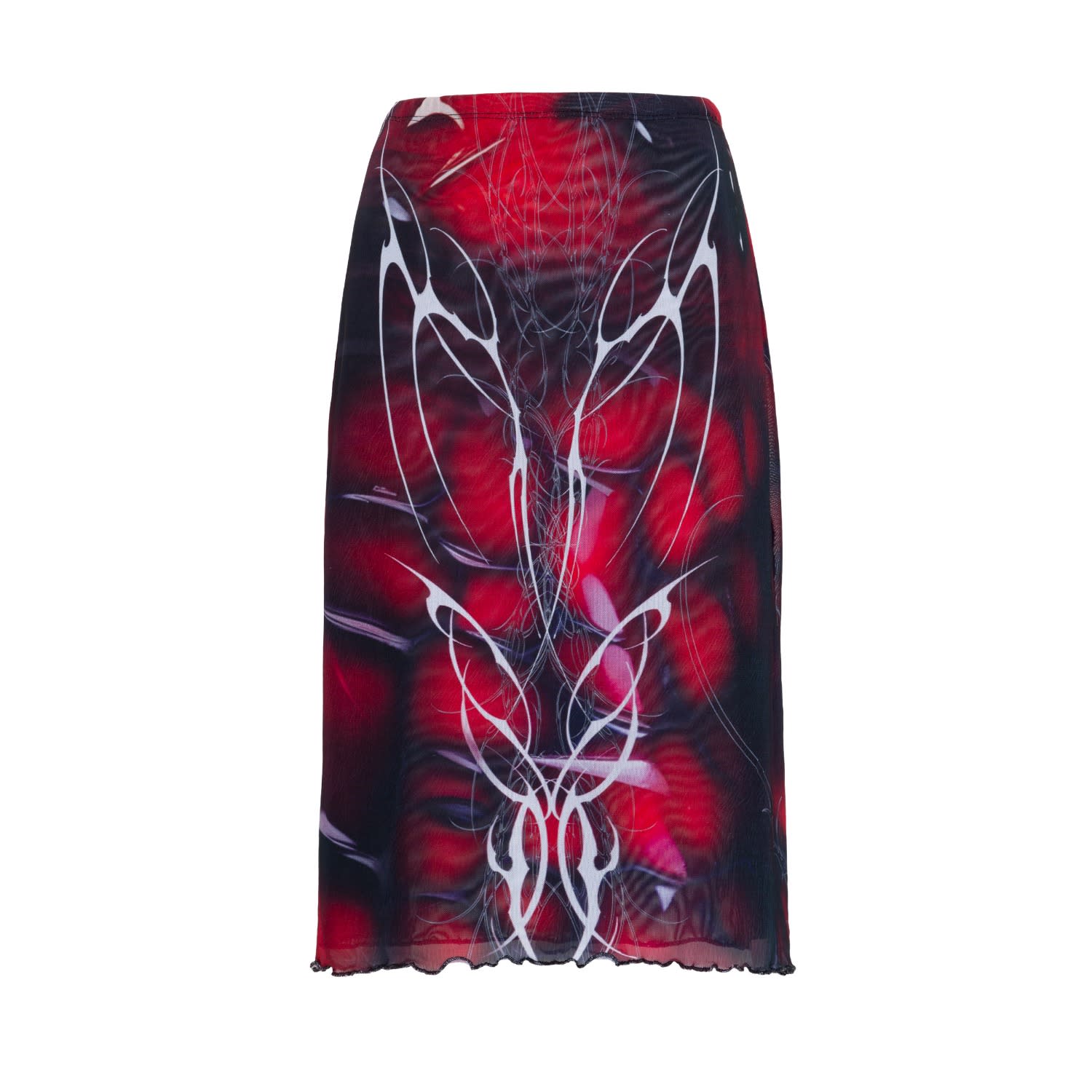Paloma Lira Women's Red White Scars Skirt In Red